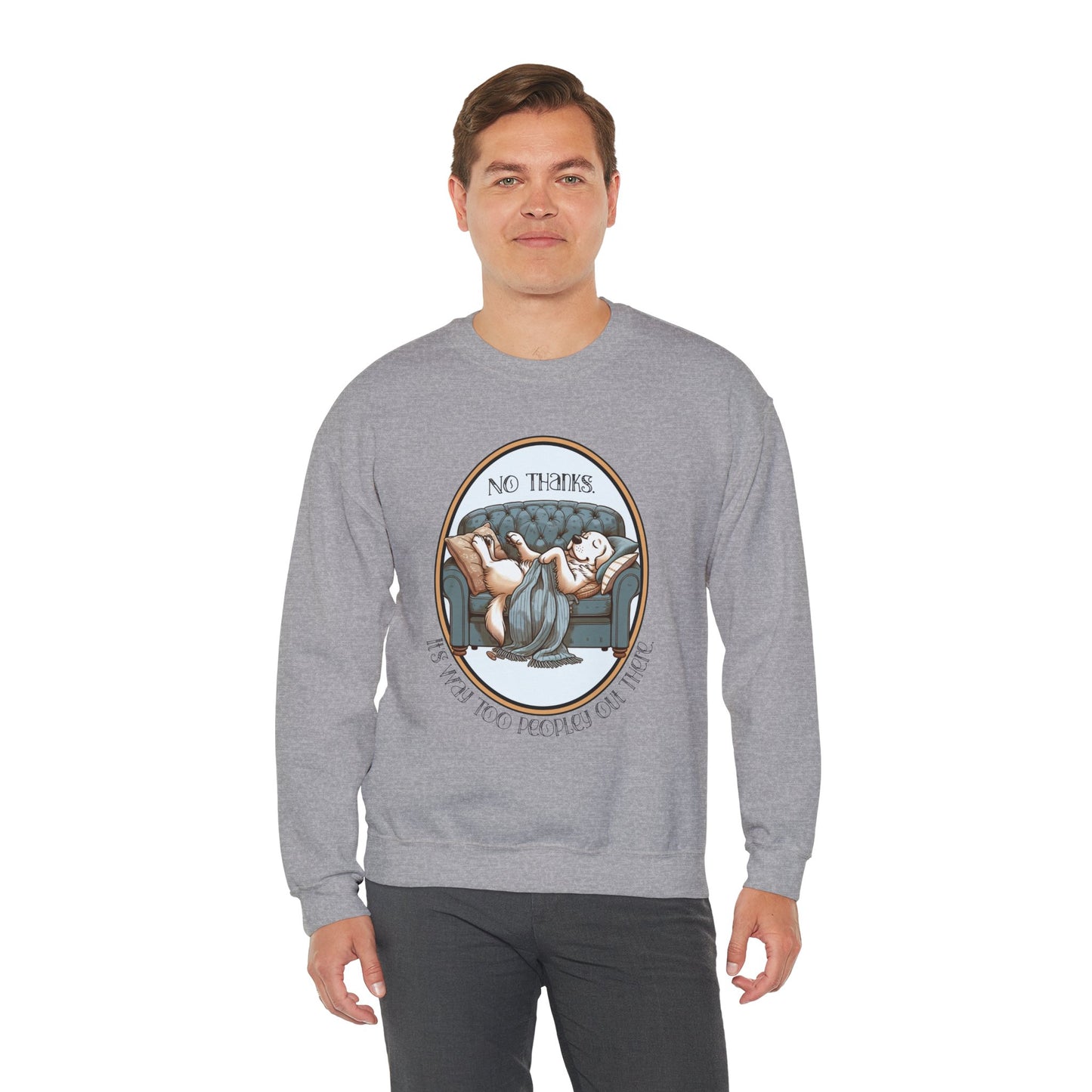 No Thanks Unisex Crewneck Sweatshirt