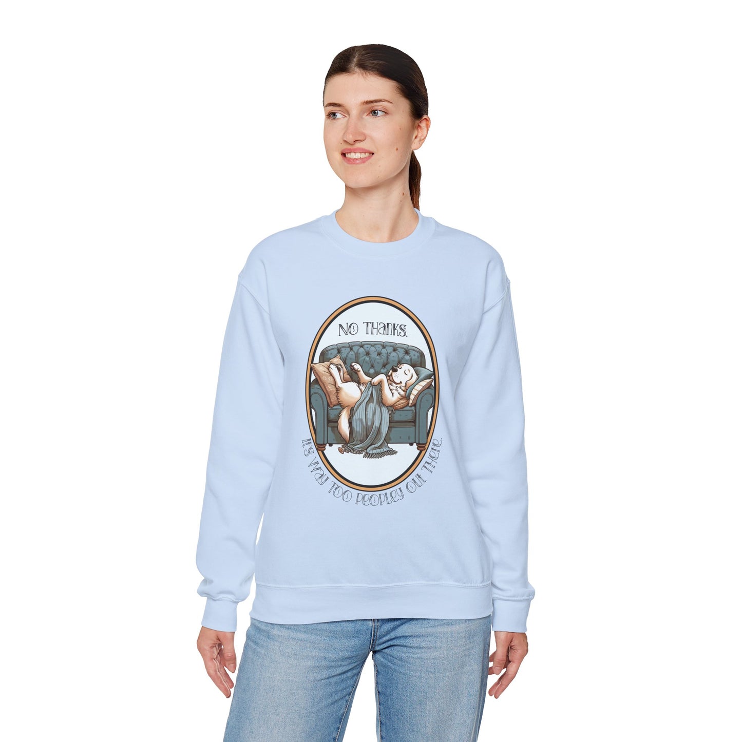 No Thanks Unisex Crewneck Sweatshirt