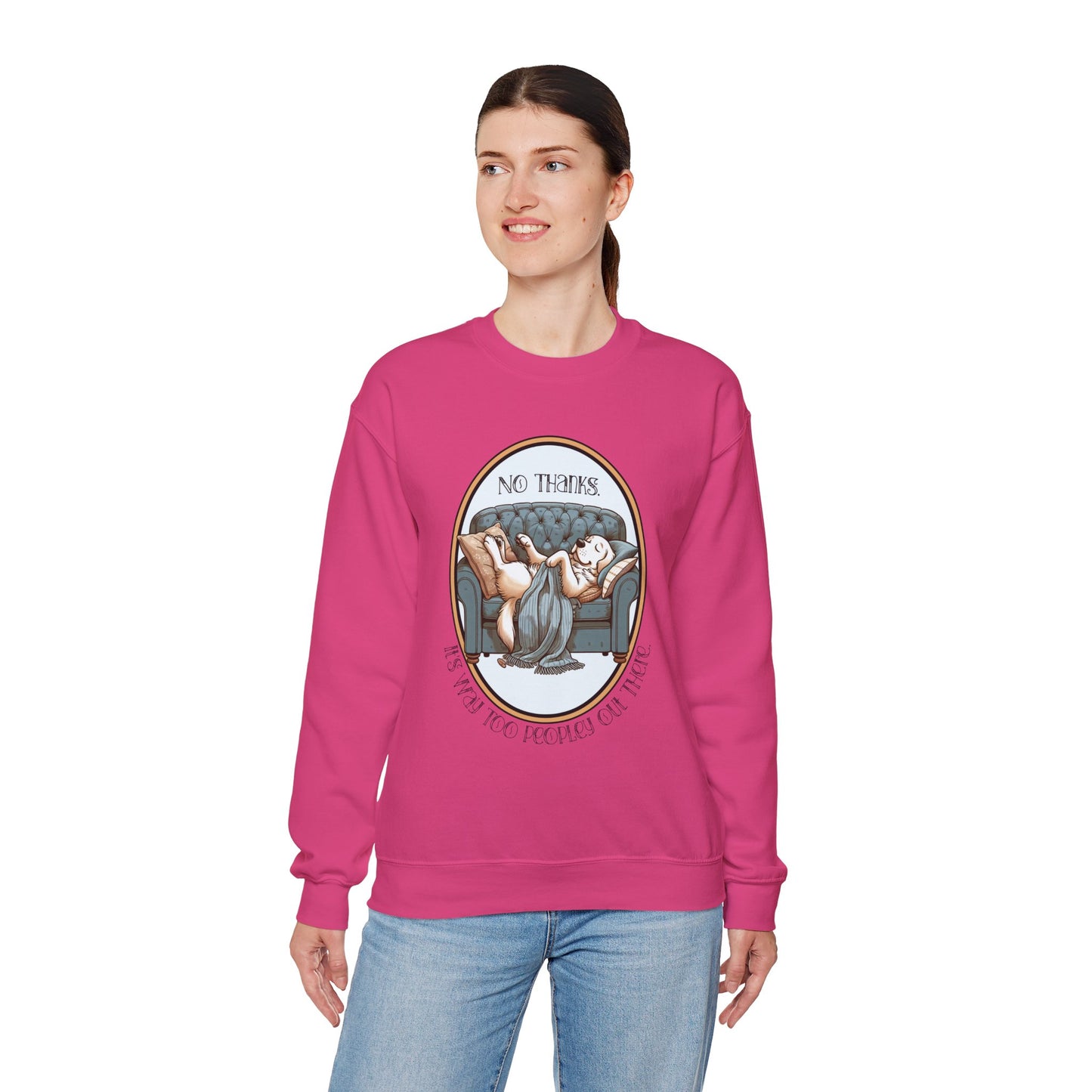 No Thanks Unisex Crewneck Sweatshirt