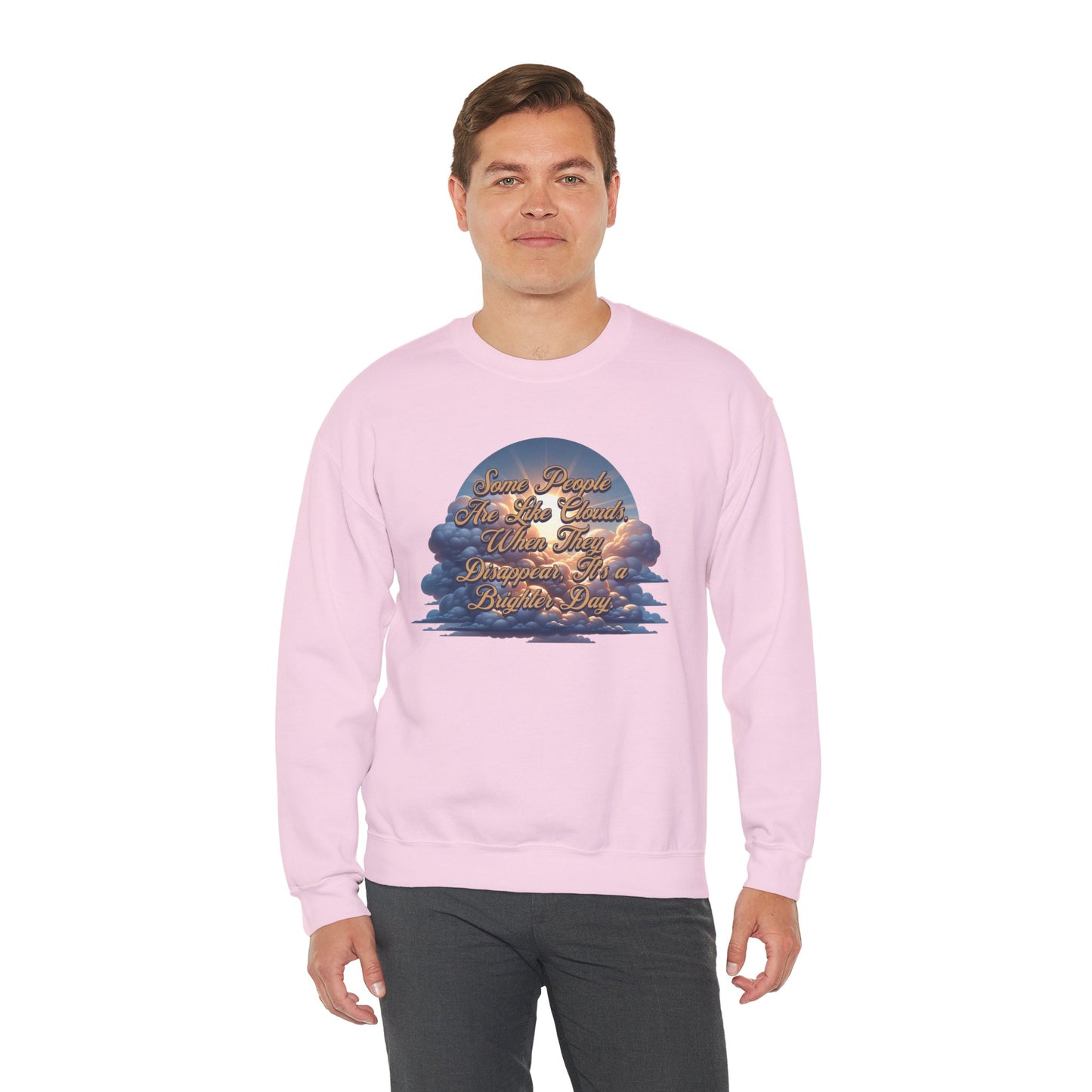 Cloudy People Unisex Crewneck Sweatshirt