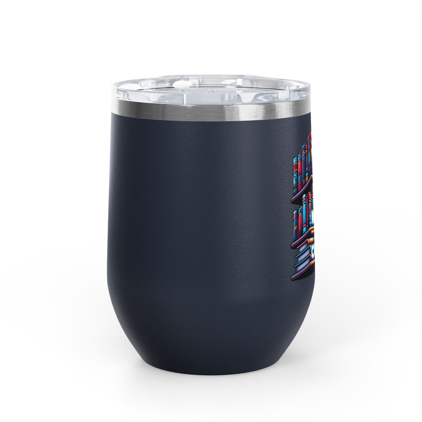 No Shelf Control 12oz Insulated Wine Tumbler