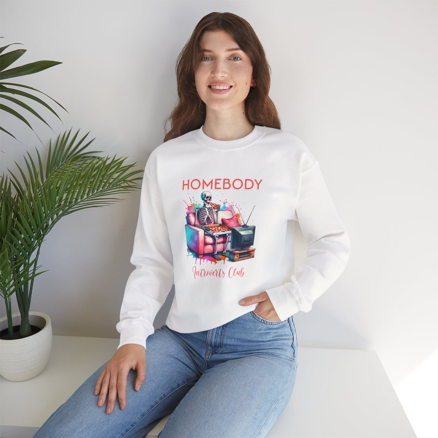 Homebody Unisex Crewneck Sweatshirt