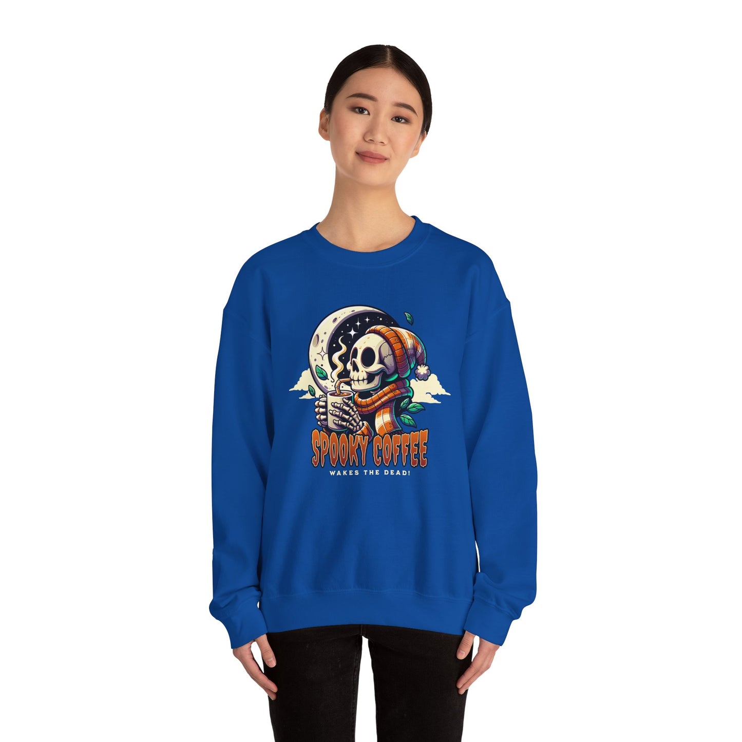 Spooky Coffee Crewneck Sweatshirt