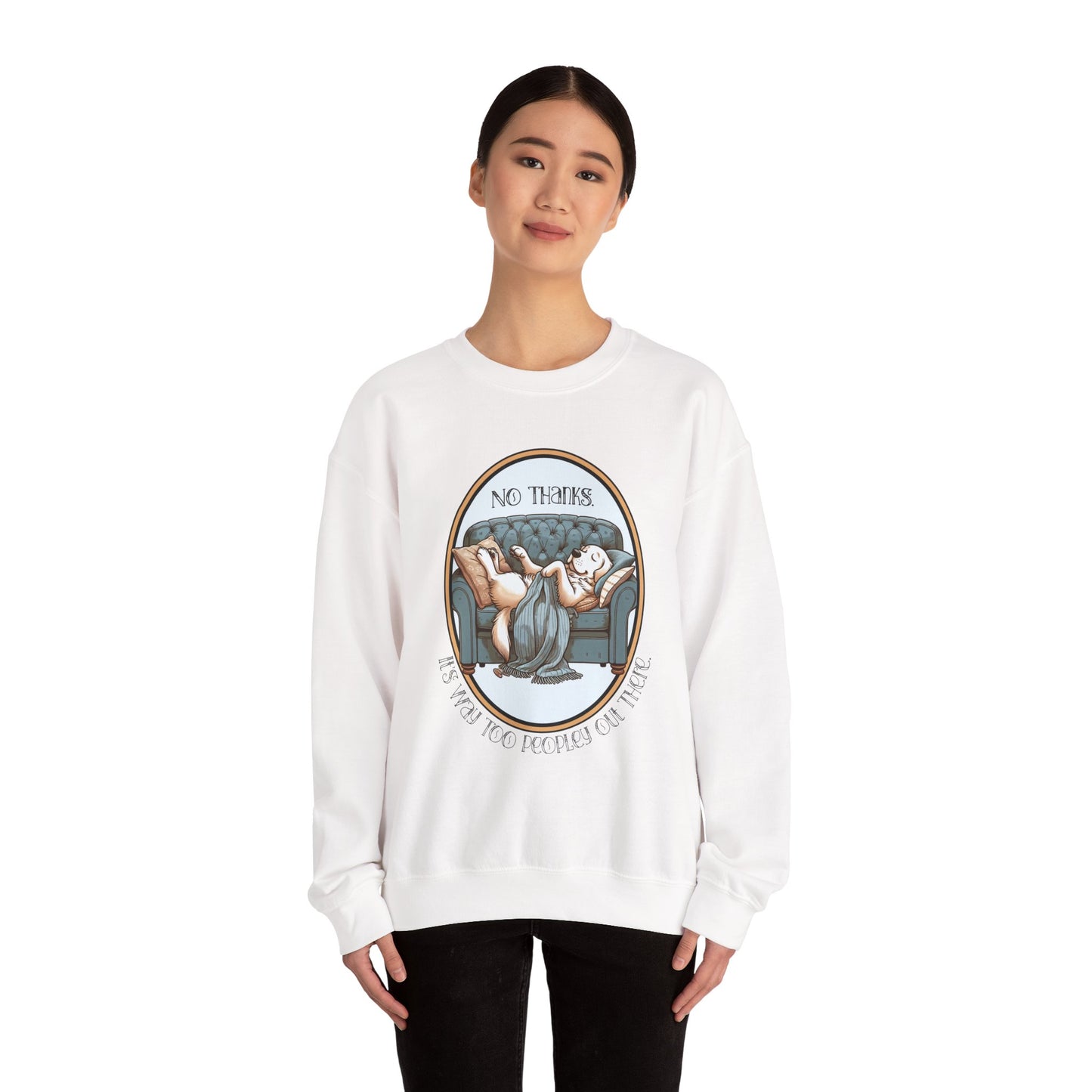 No Thanks Unisex Crewneck Sweatshirt