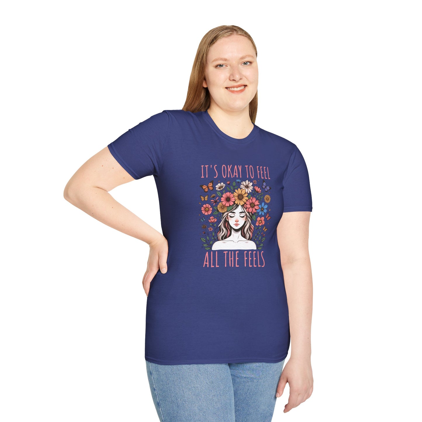 It's Okay to Feel All the Feels Unisex Graphic T-Shirt