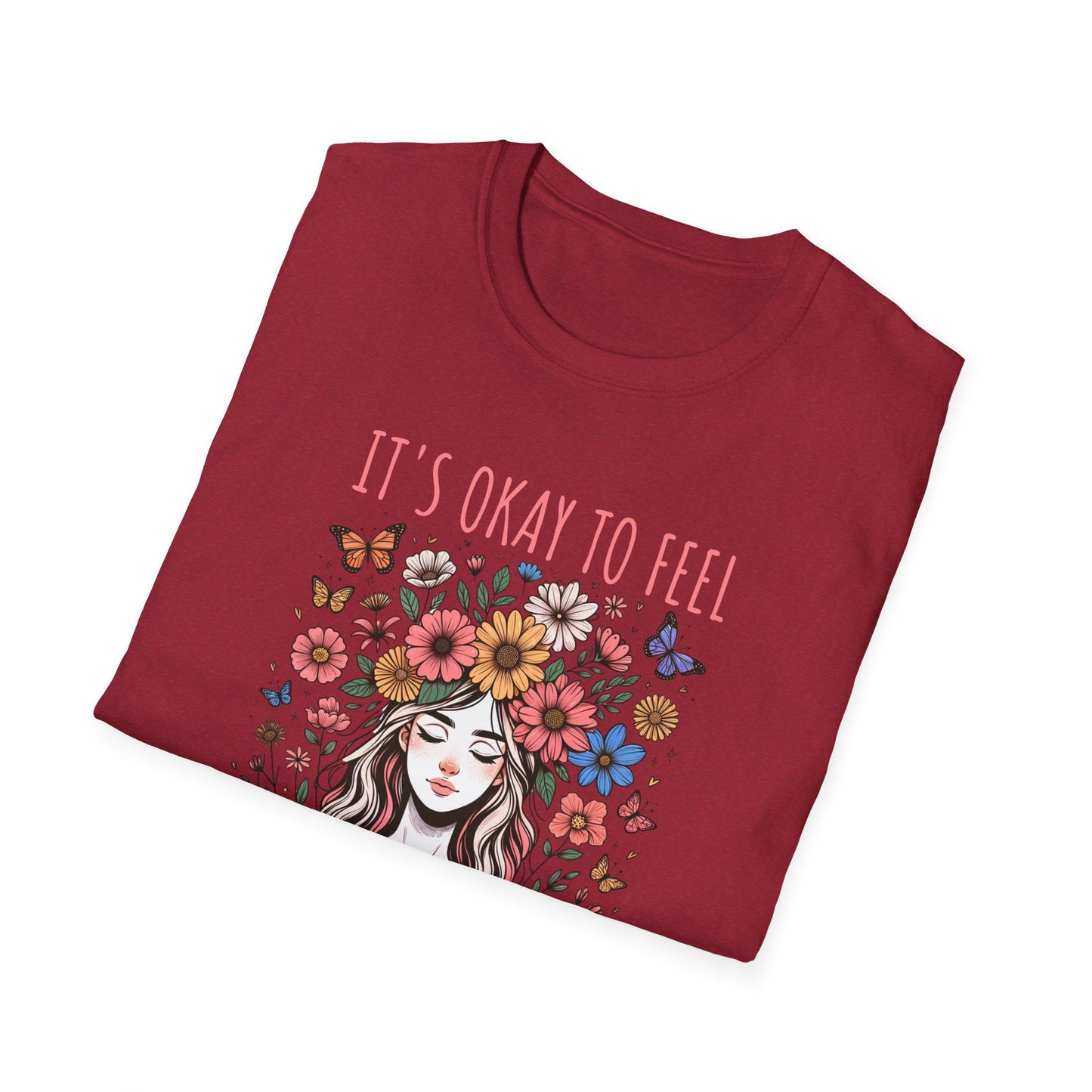 It's Okay to Feel All the Feels Unisex Graphic T-Shirt