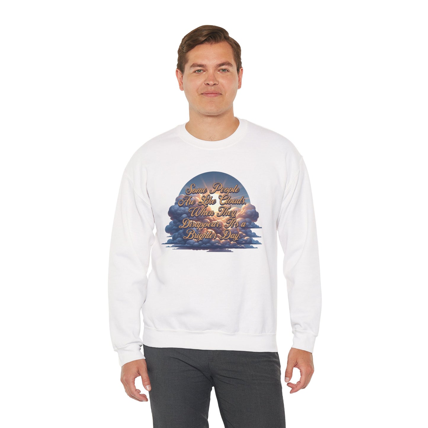 Cloudy People Unisex Crewneck Sweatshirt