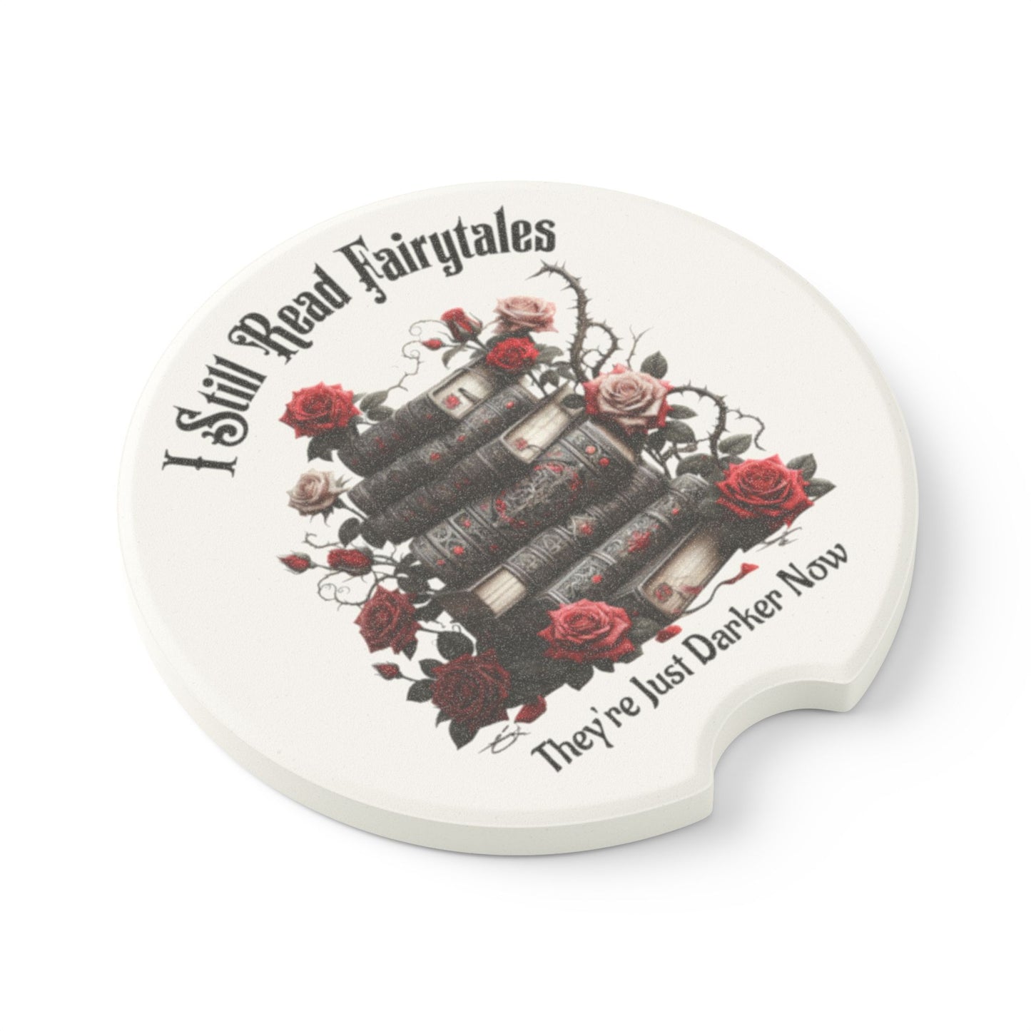 Dark Fairytale Soapstone Car Coaster Set of 1 or 2