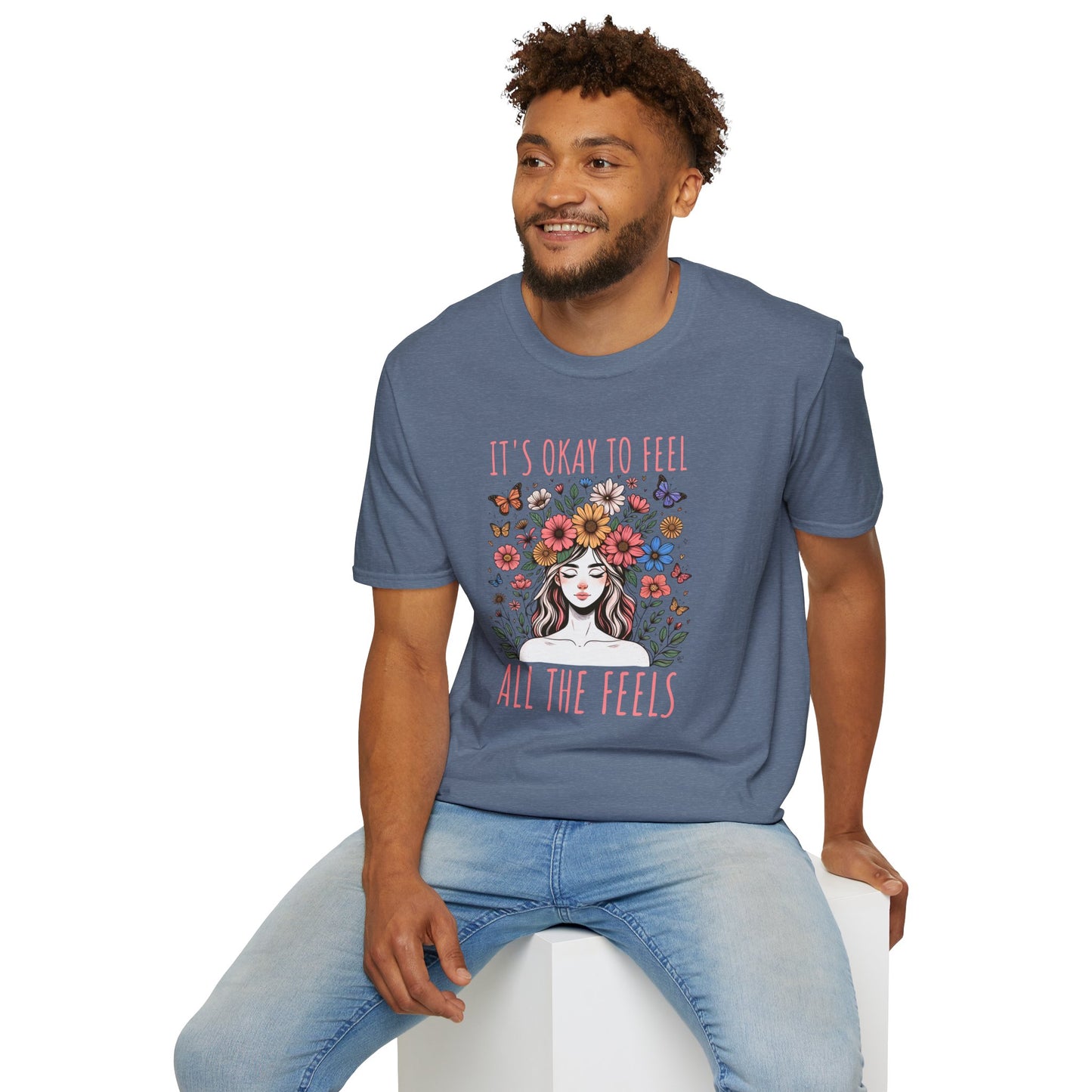 It's Okay to Feel All the Feels Unisex Graphic T-Shirt