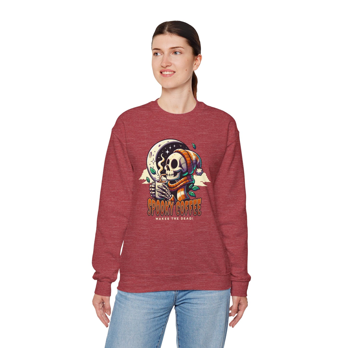 Spooky Coffee Crewneck Sweatshirt