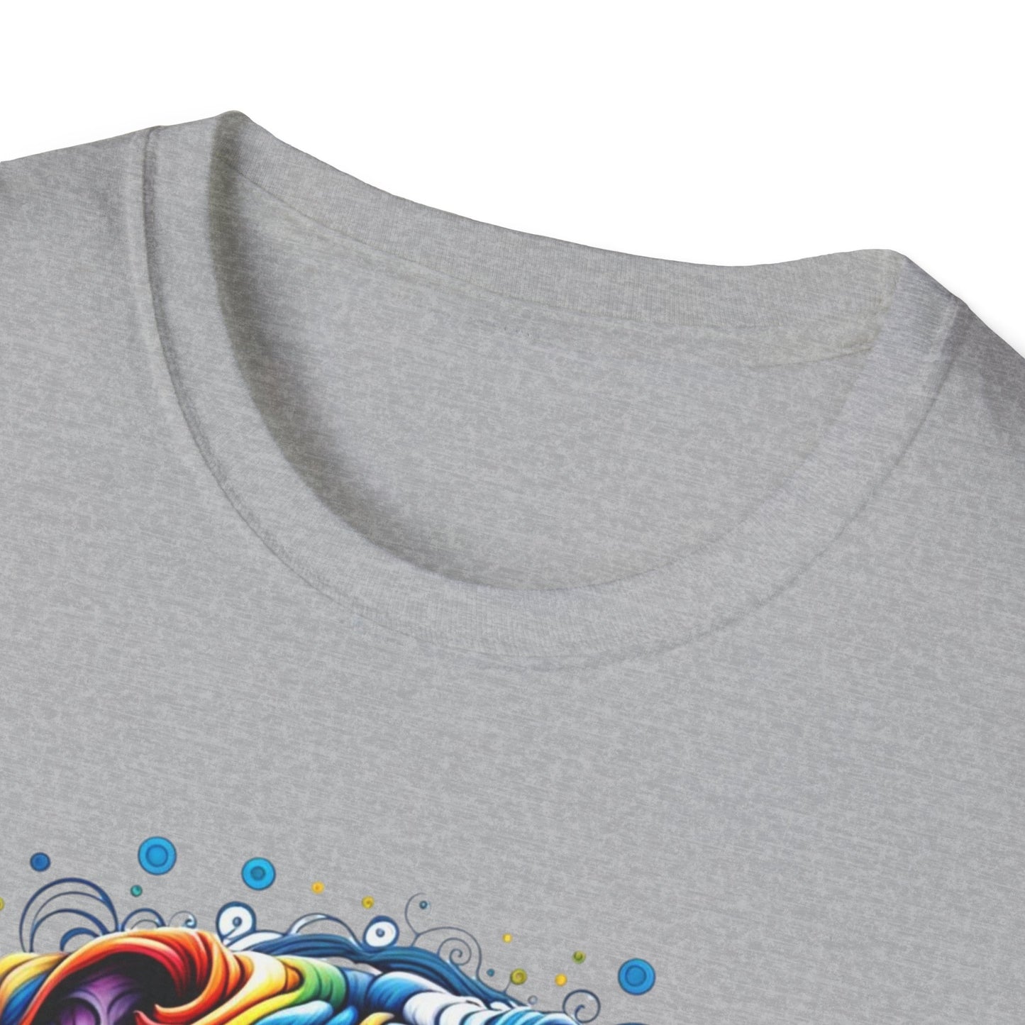 Colorful Bulldog Unisex Graphic Tee