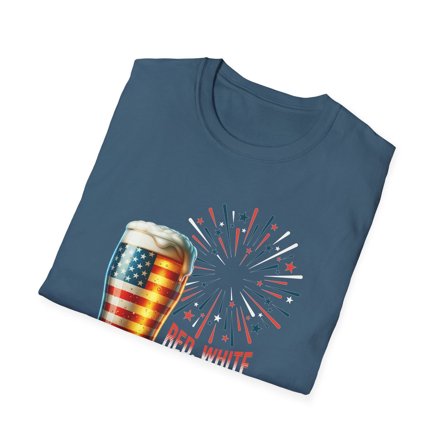 Red, White, & Brew Unisex Graphic T-Shirt