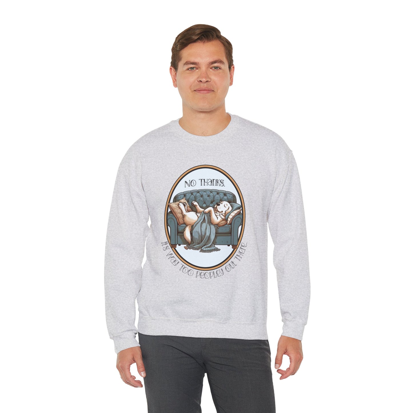 No Thanks Unisex Crewneck Sweatshirt