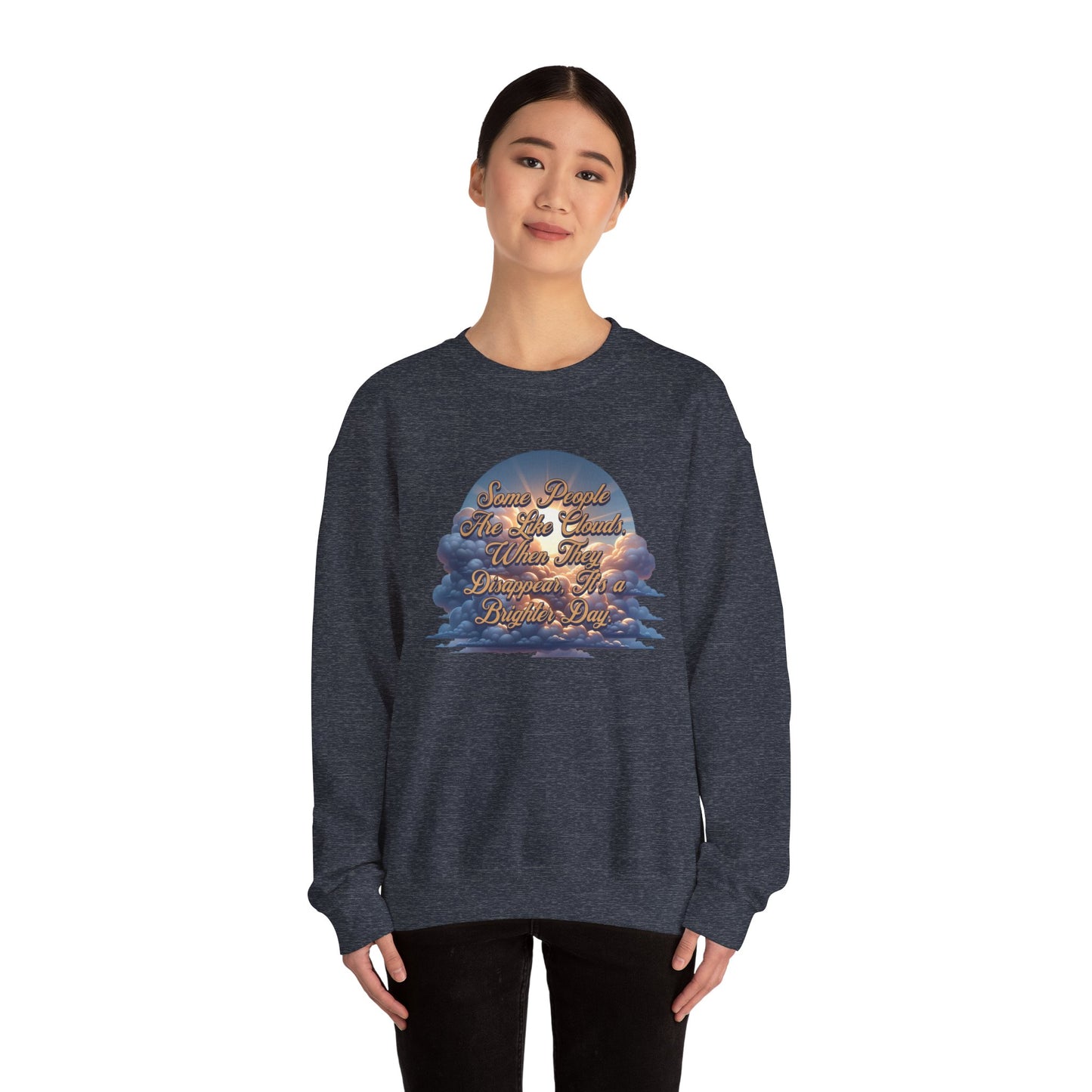 Cloudy People Unisex Crewneck Sweatshirt