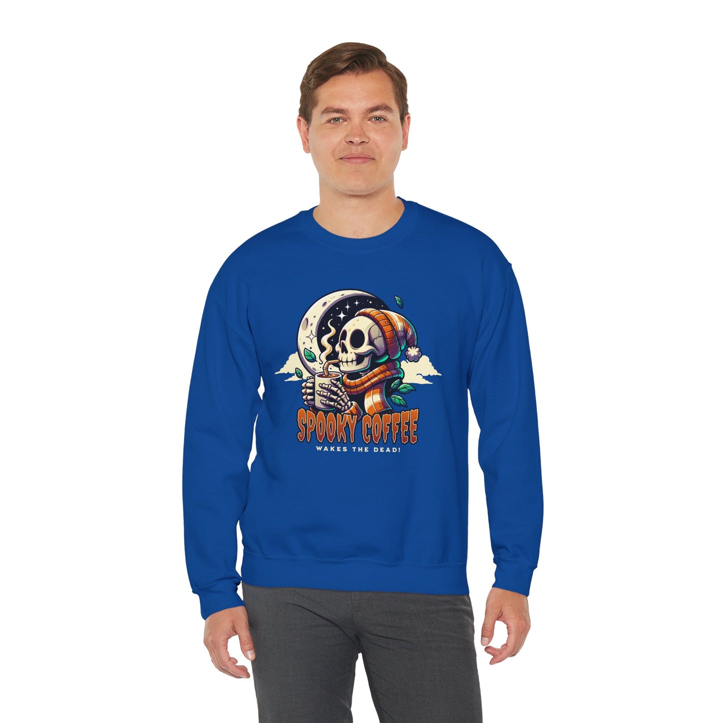 Spooky Coffee Crewneck Sweatshirt