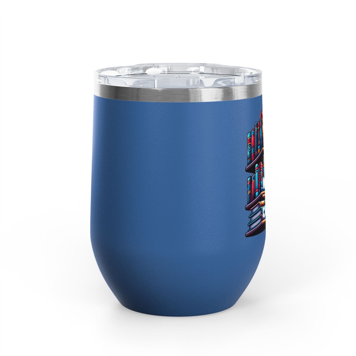 No Shelf Control 12oz Insulated Wine Tumbler
