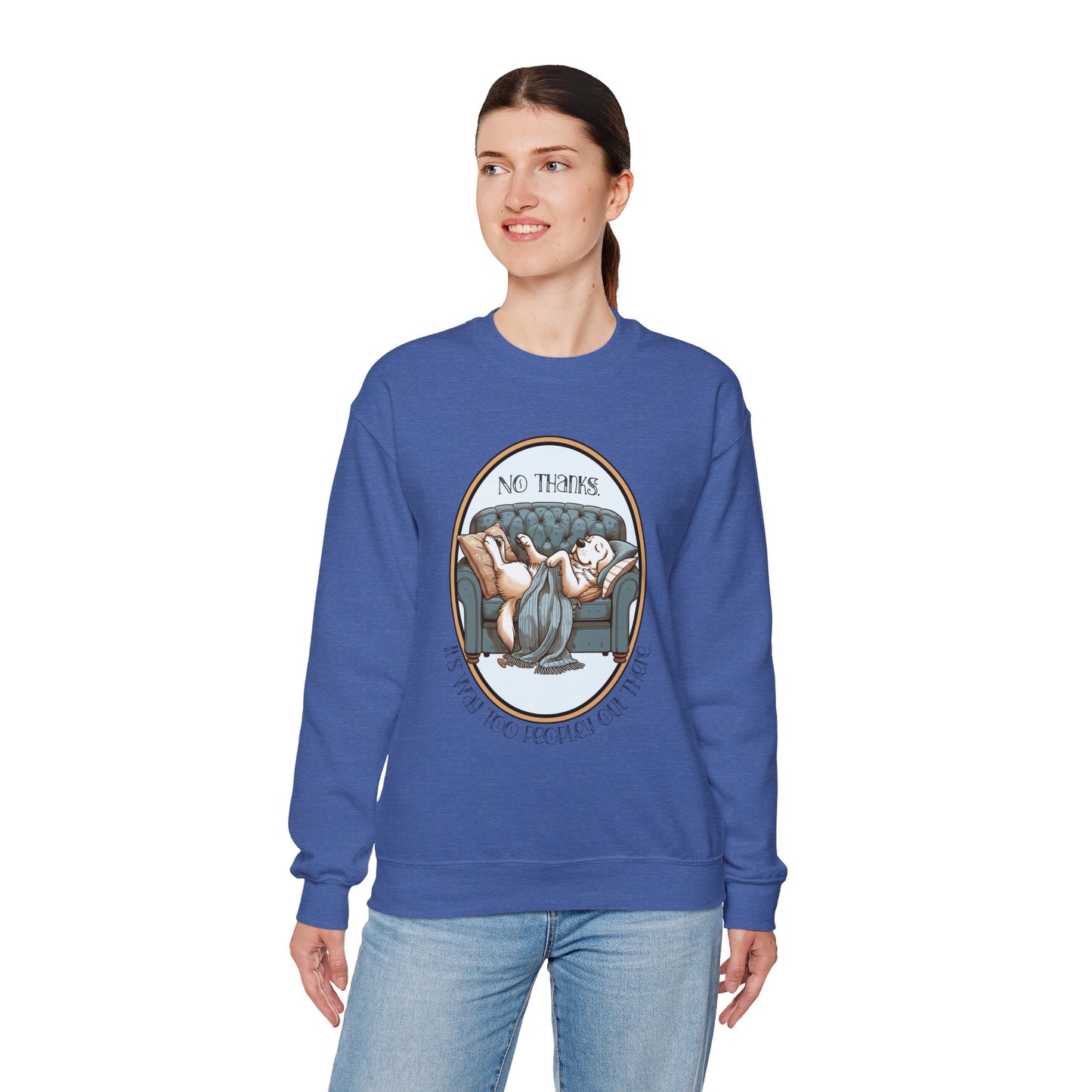 No Thanks Unisex Crewneck Sweatshirt