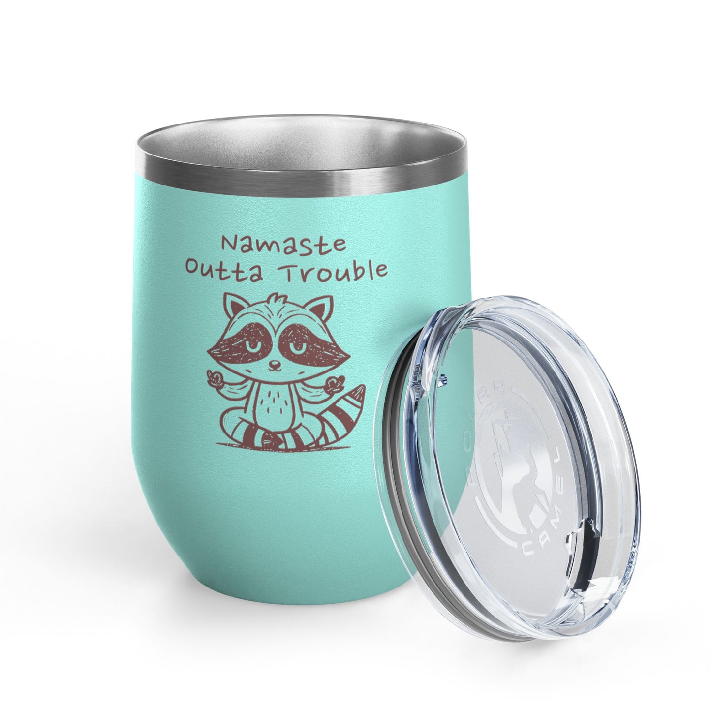 Namaste Outta Trouble 12oz. Insulated Wine Tumbler