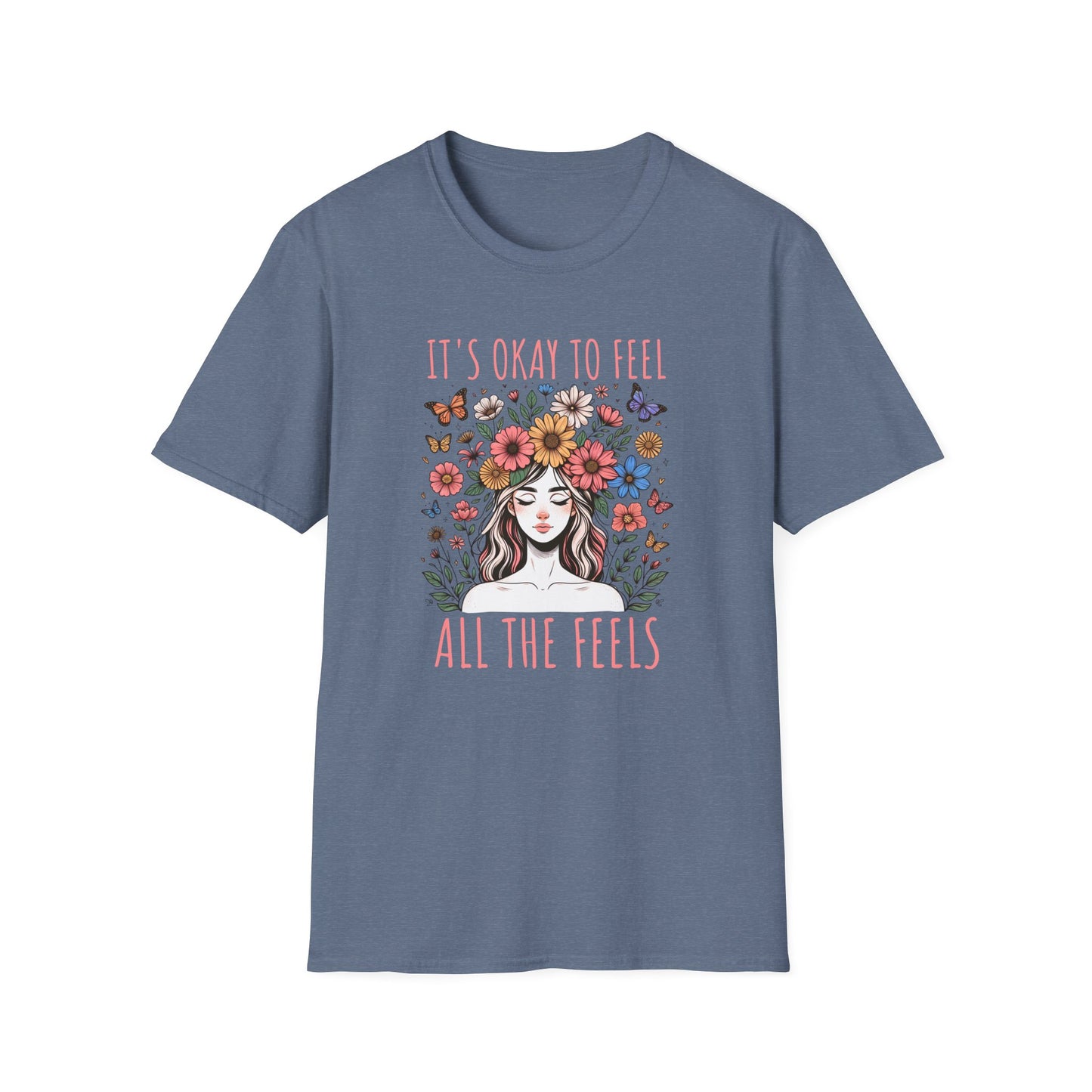 It's Okay to Feel All the Feels Unisex Graphic T-Shirt