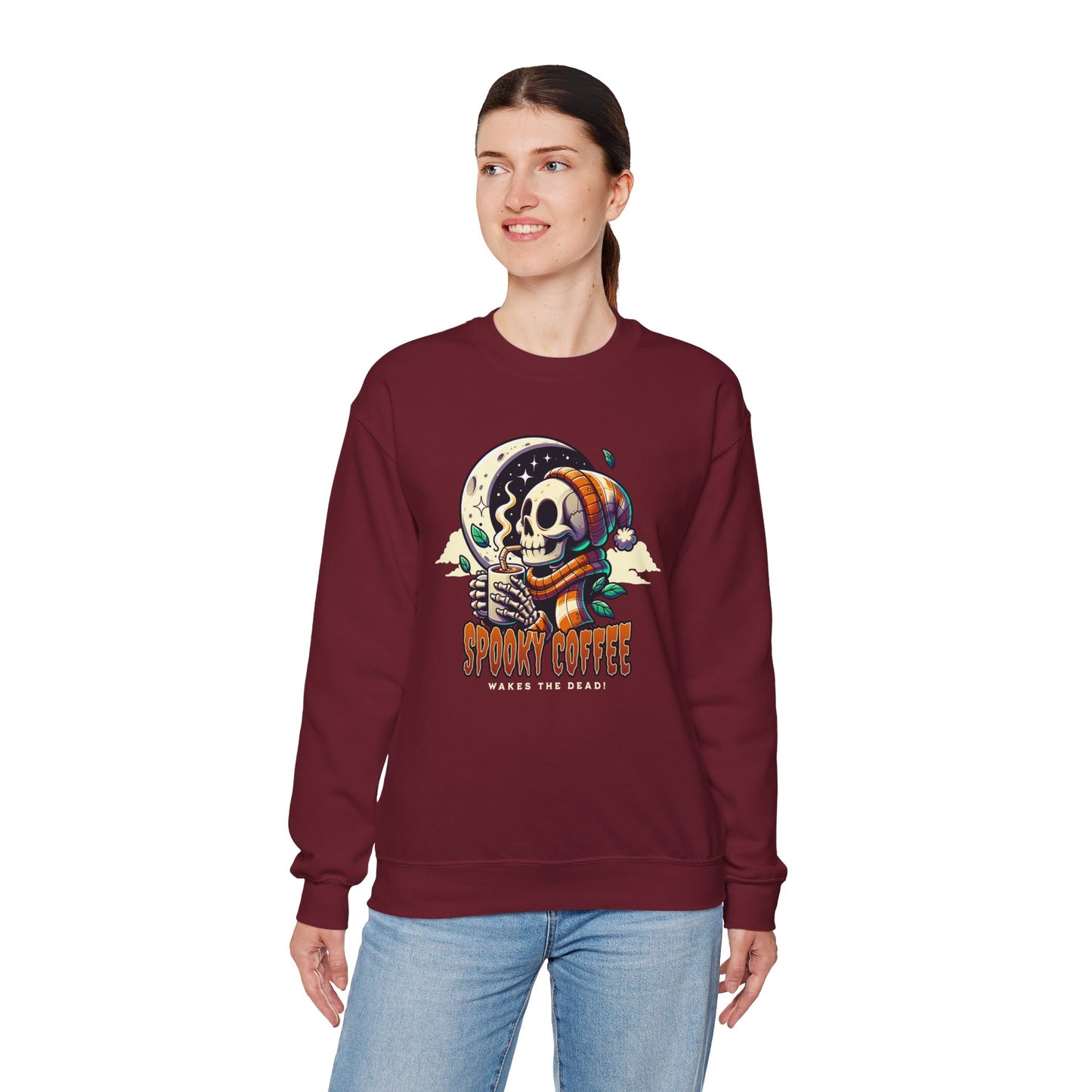 Spooky Coffee Crewneck Sweatshirt