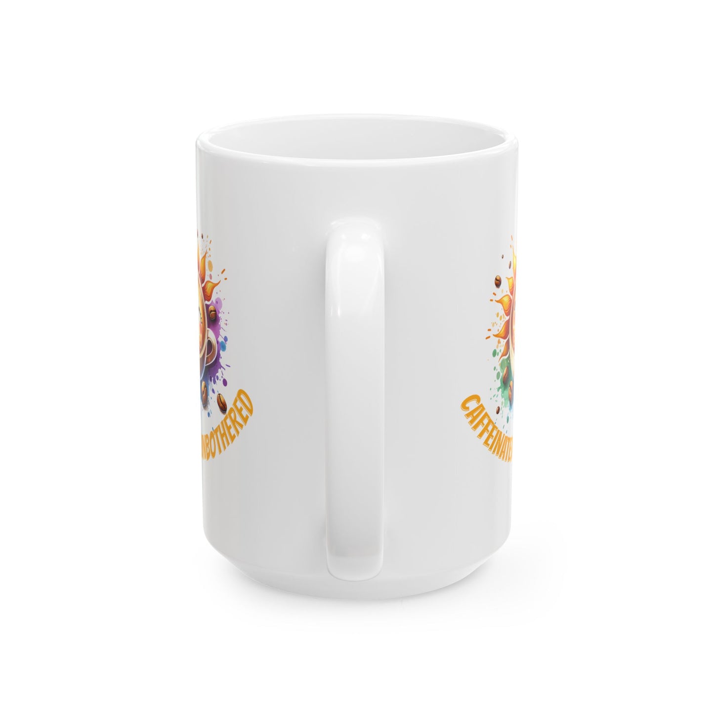 Caffeinated & Unbothered Ceramic Mug