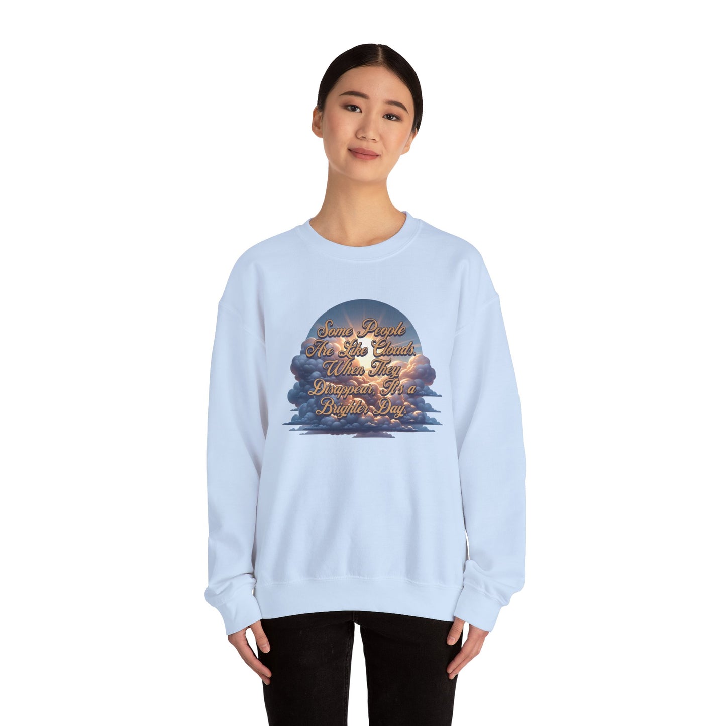 Cloudy People Unisex Crewneck Sweatshirt