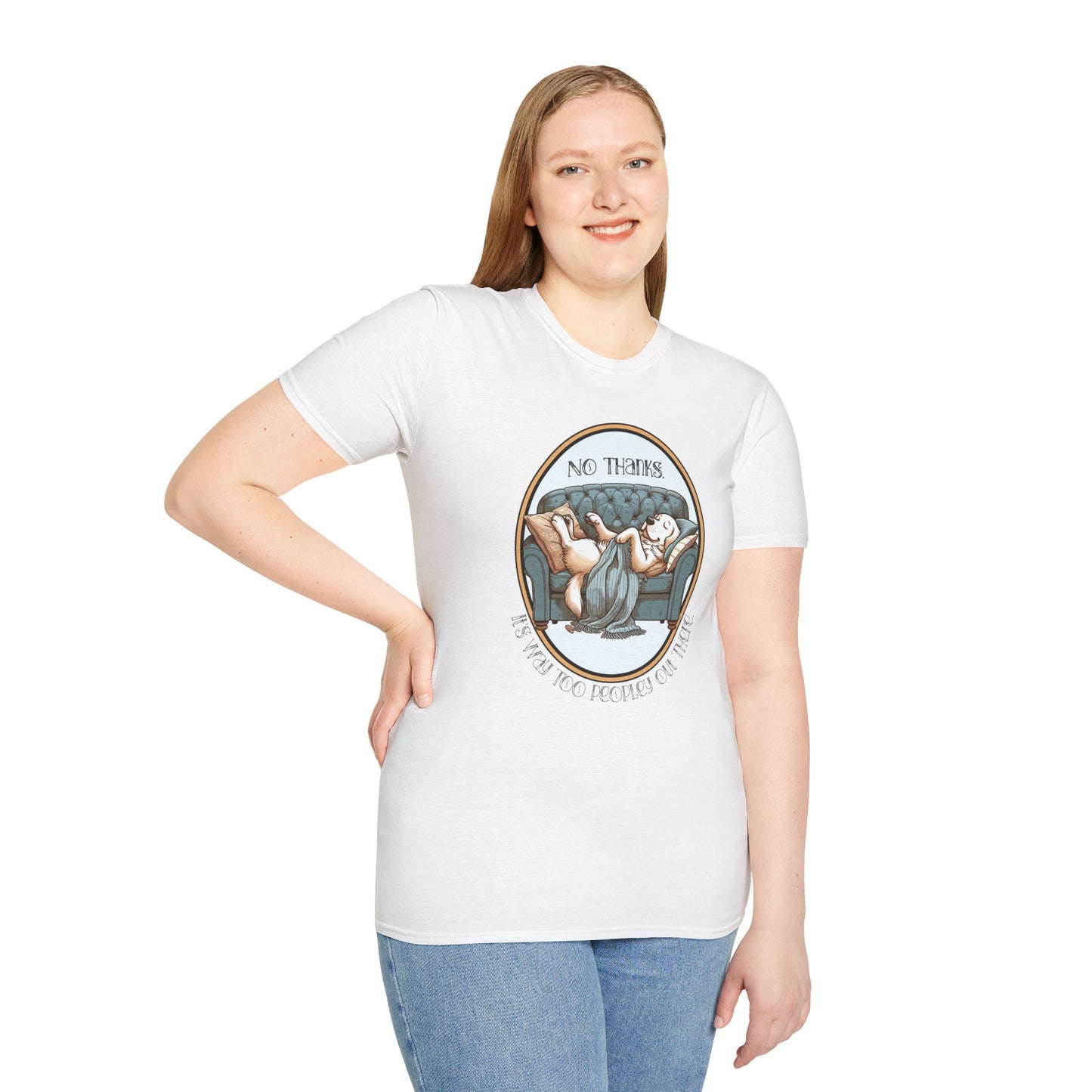 Way Too Peopley Out There Unisex Graphic T-Shirt