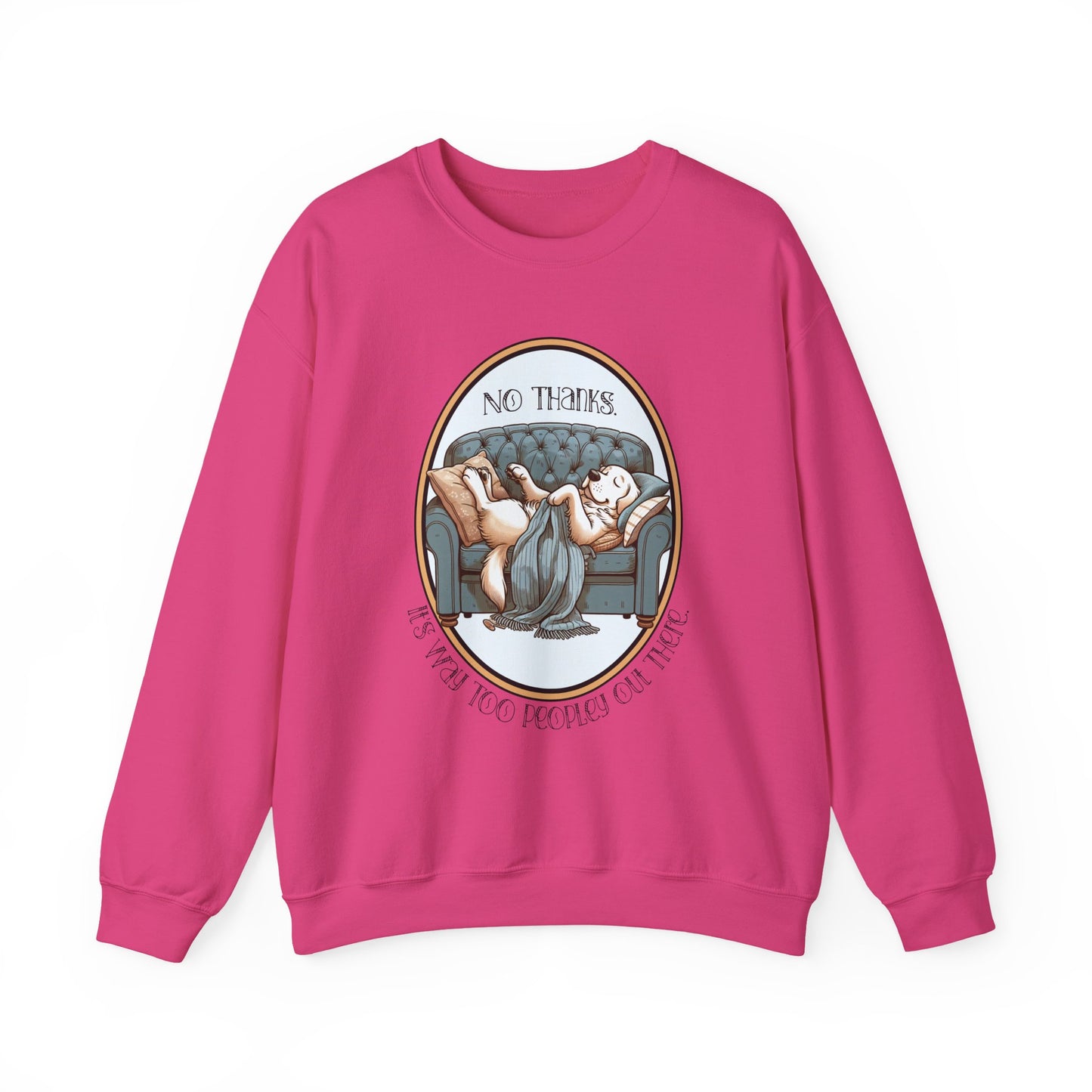 No Thanks Unisex Crewneck Sweatshirt