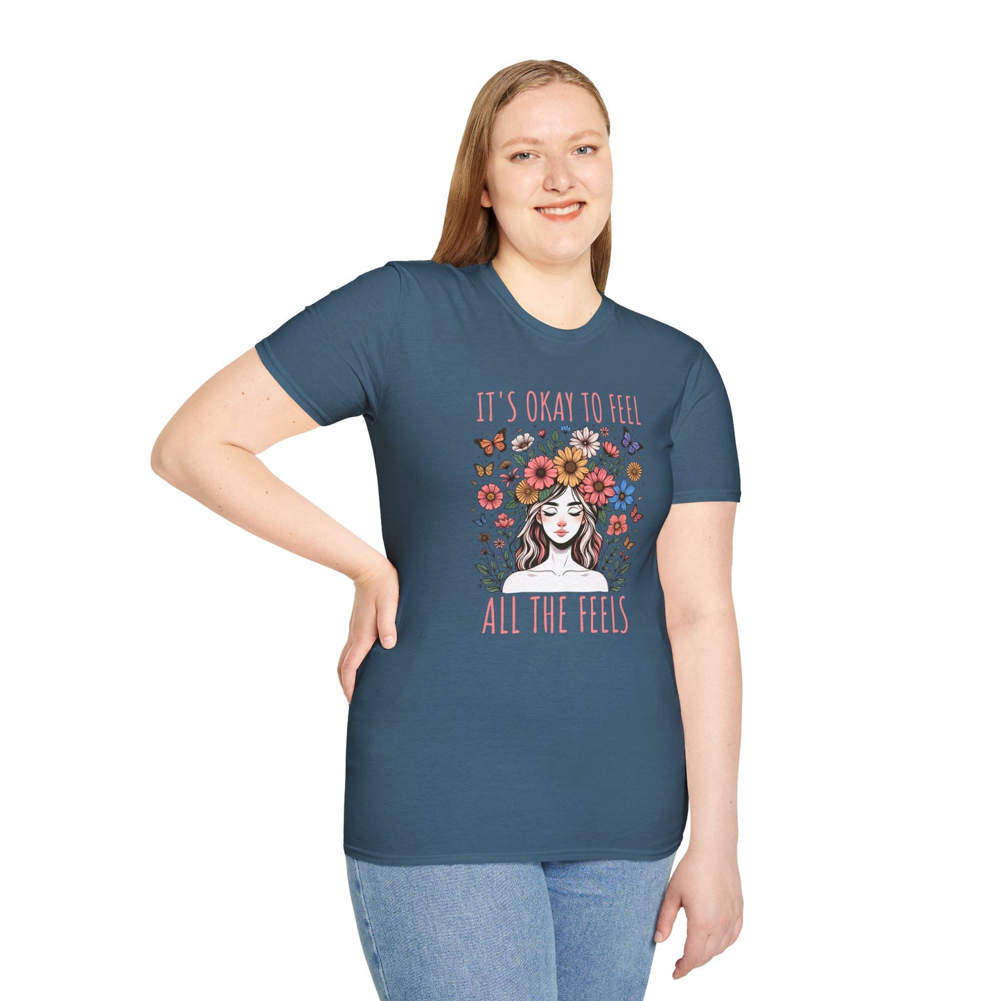 It's Okay to Feel All the Feels Unisex Graphic T-Shirt