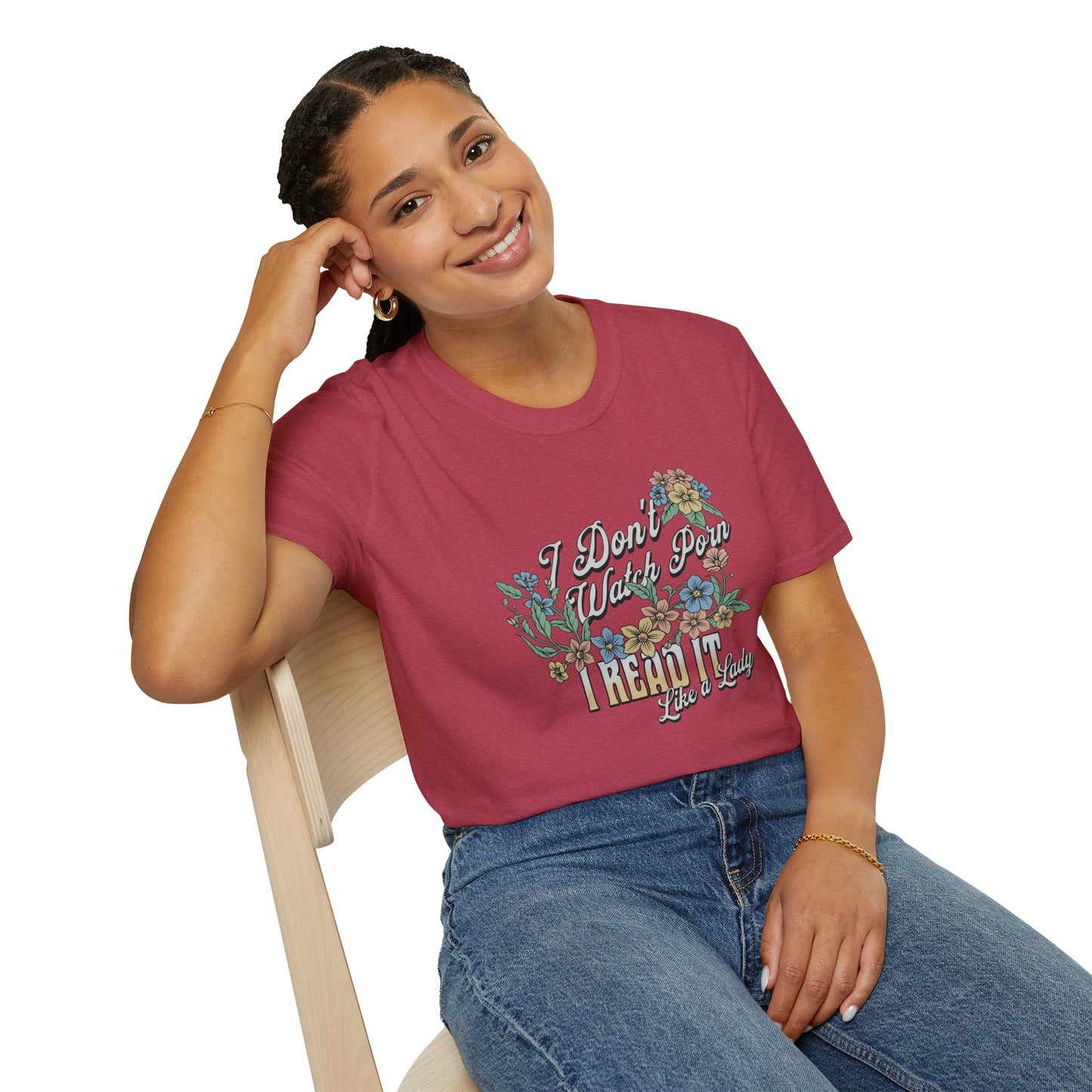 I Don’t Watch Porn, I Read It Unisex Graphic T-Shirt