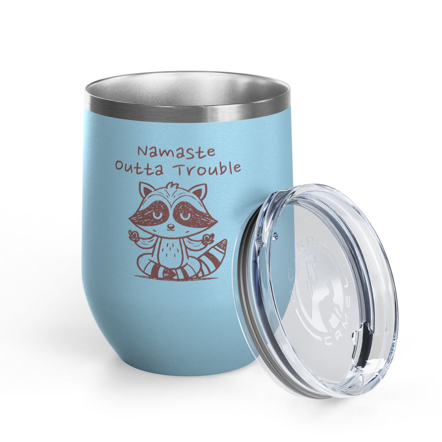Namaste Outta Trouble 12oz. Insulated Wine Tumbler