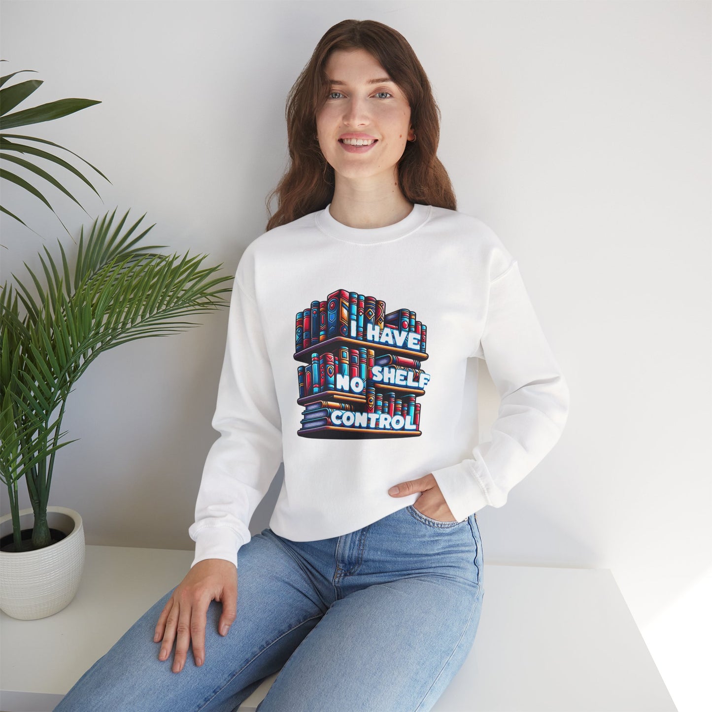 No Shelf Control Crewneck Sweatshirt