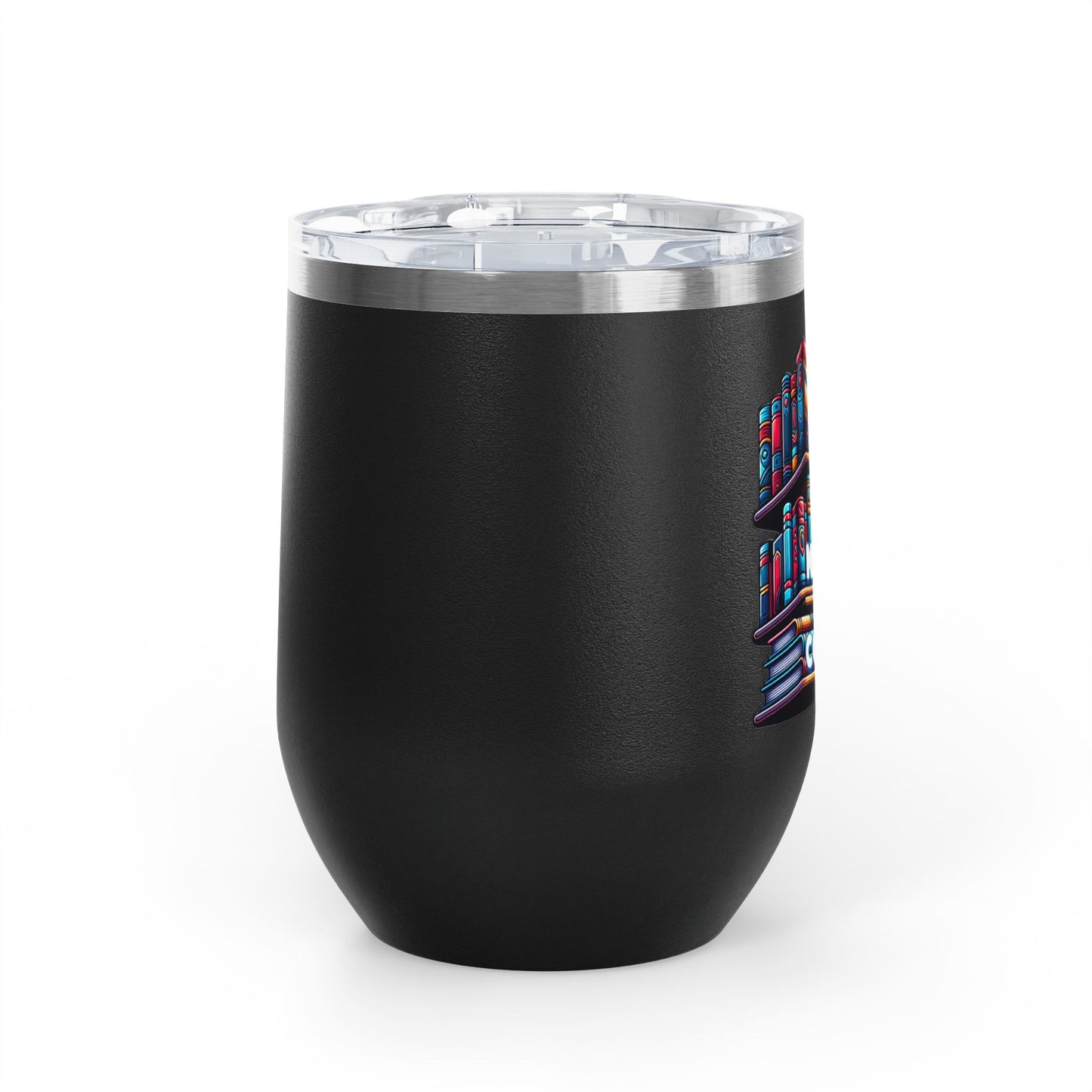 No Shelf Control 12oz Insulated Wine Tumbler