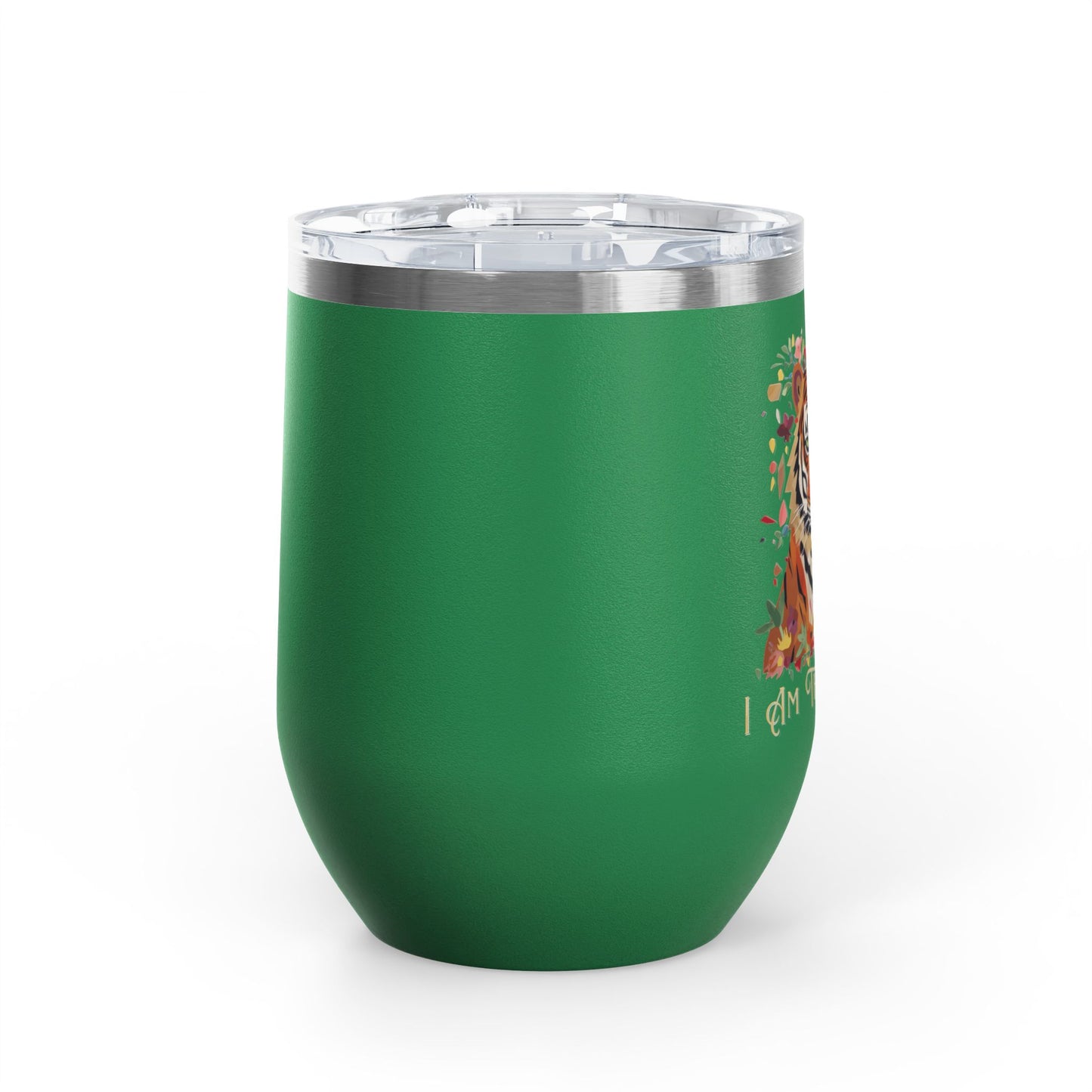 I Am The Drama Tiger 12oz Insulated Wine Tumbler