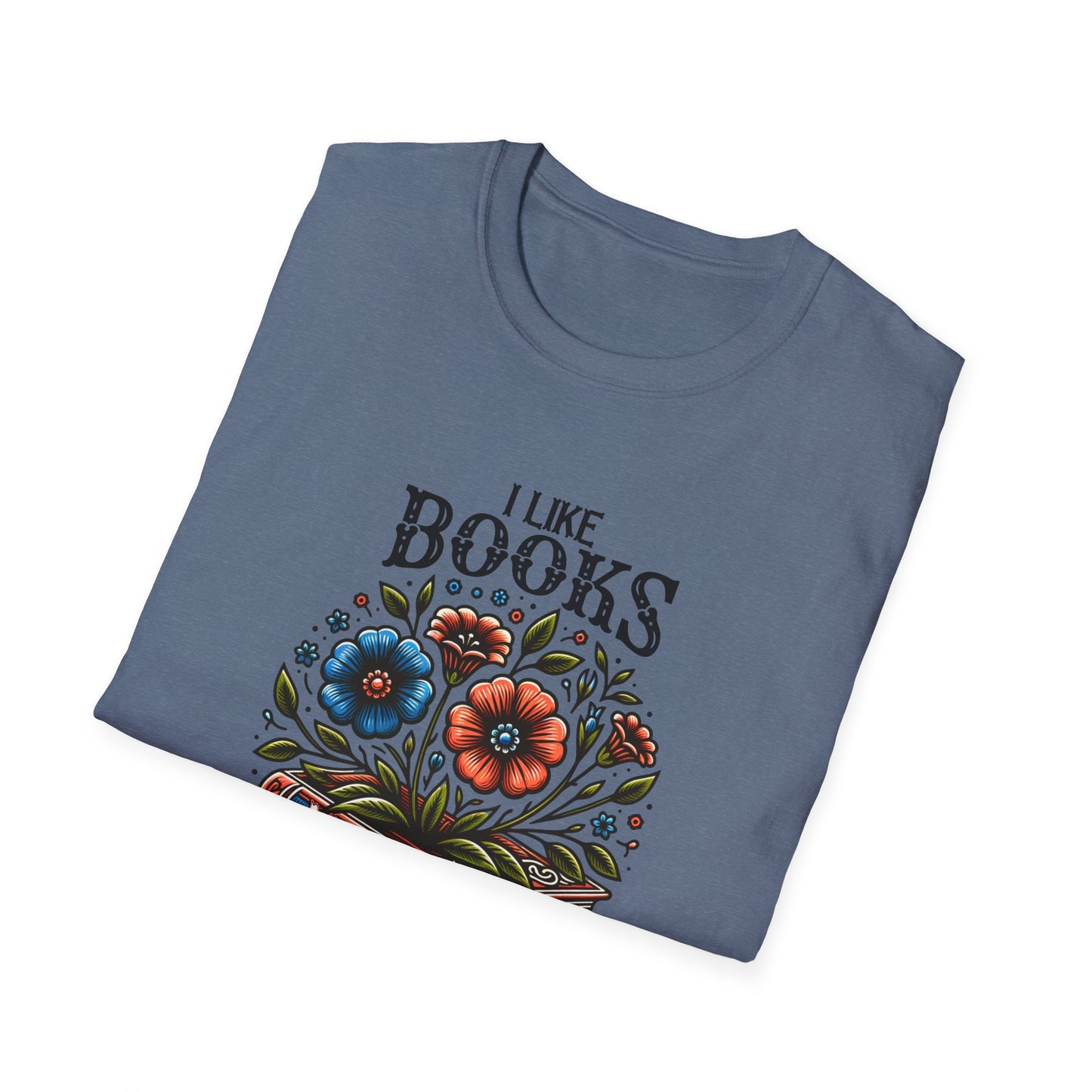 Books More Than People Unisex Graphic T-Shirt