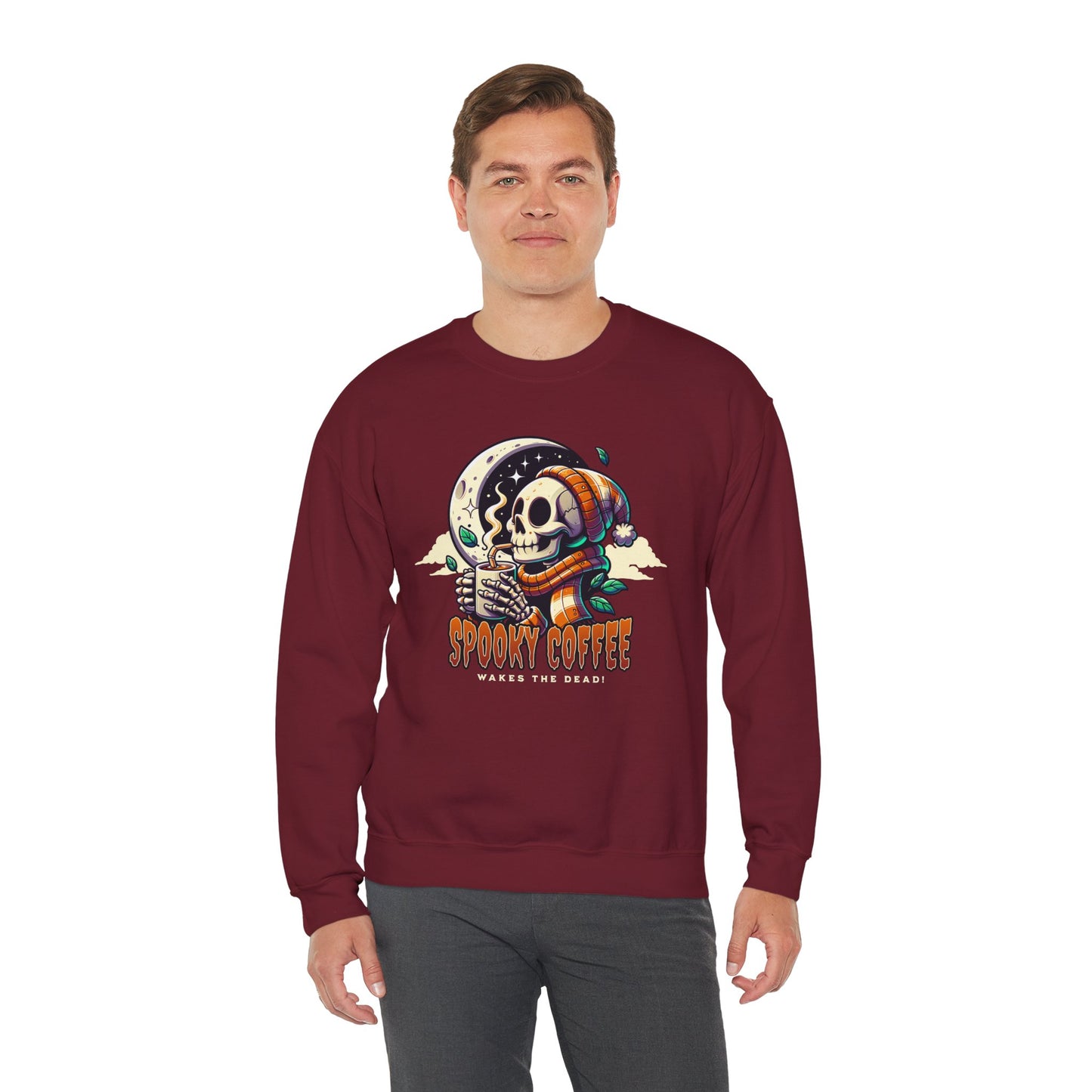 Spooky Coffee Crewneck Sweatshirt