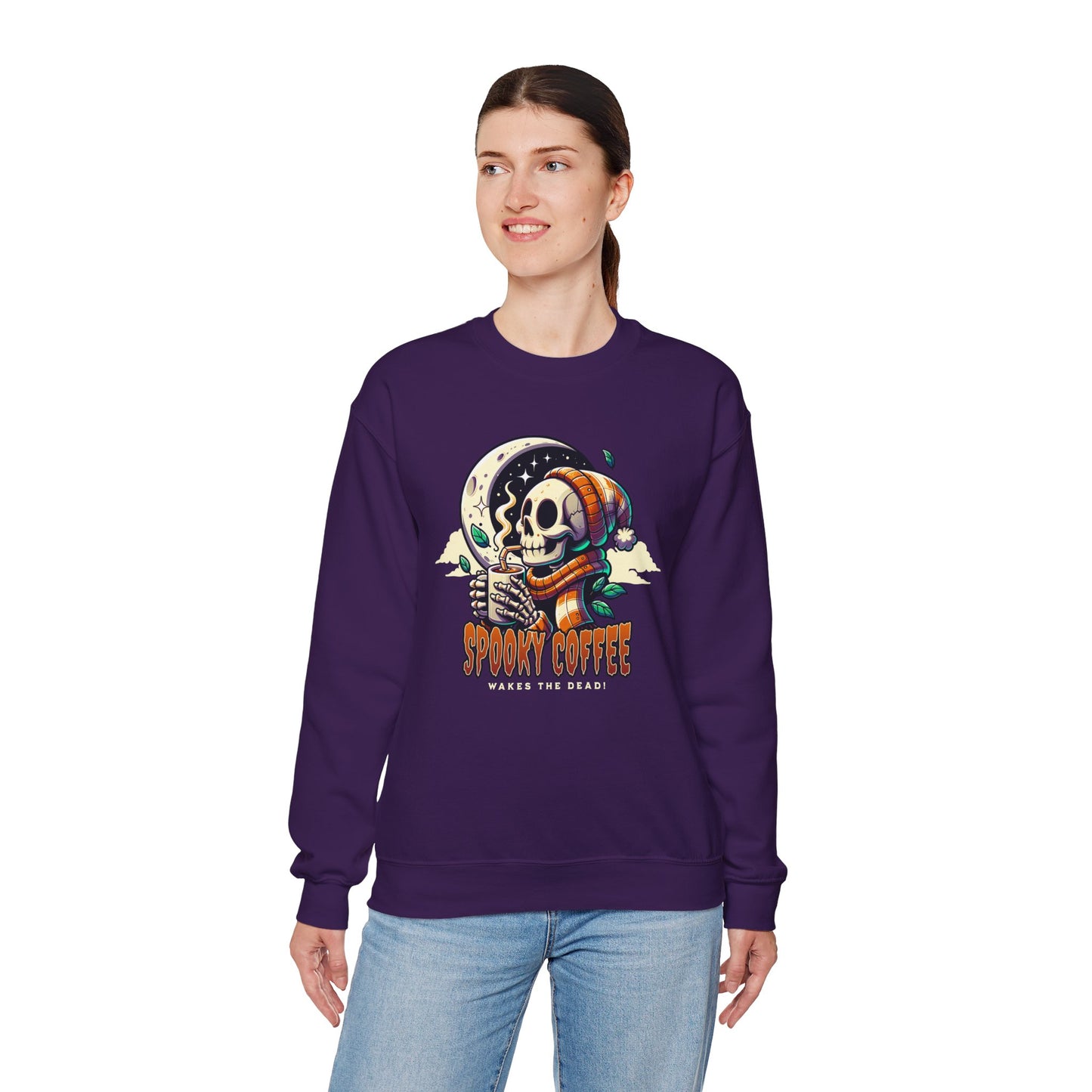 Spooky Coffee Crewneck Sweatshirt
