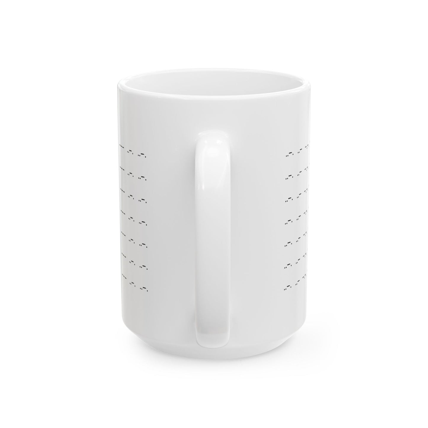 "Tap Tap Nope" Morse Code Ceramic Mug