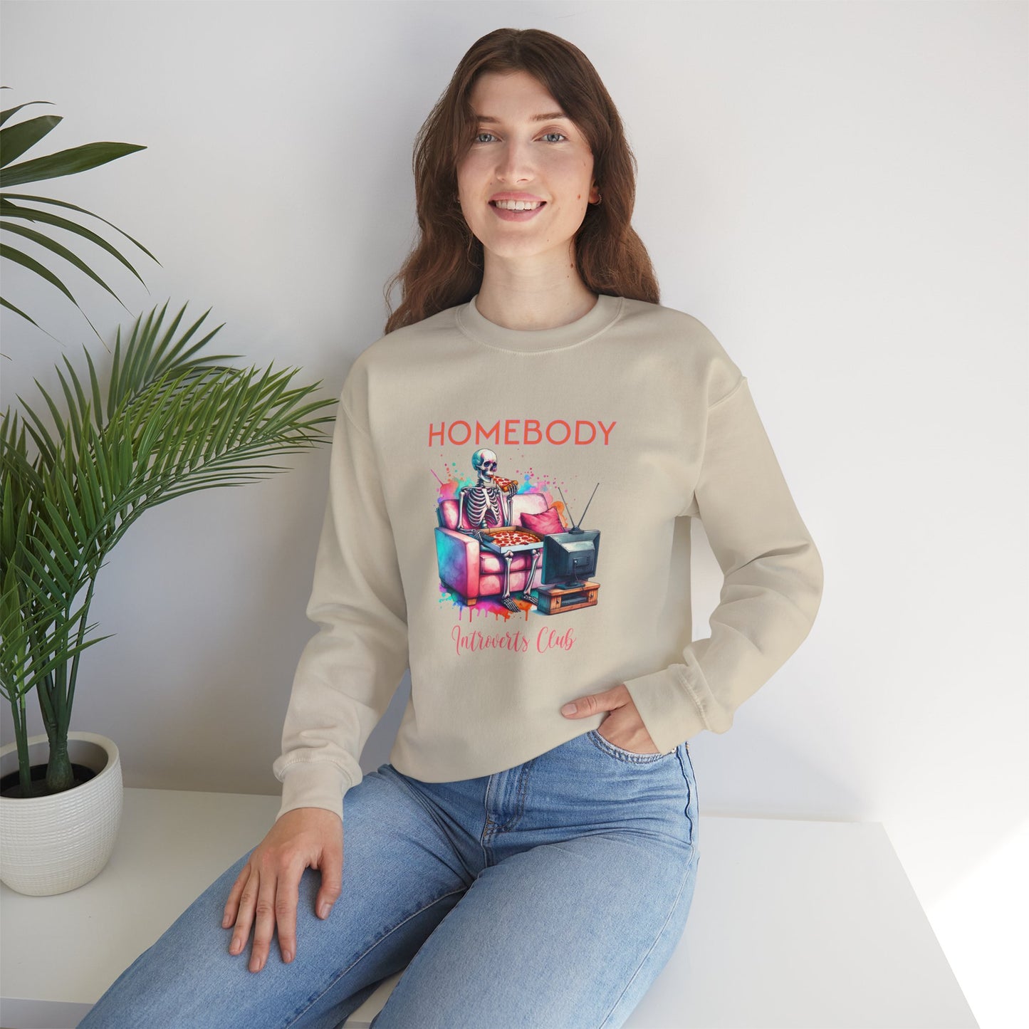 Homebody Unisex Crewneck Sweatshirt