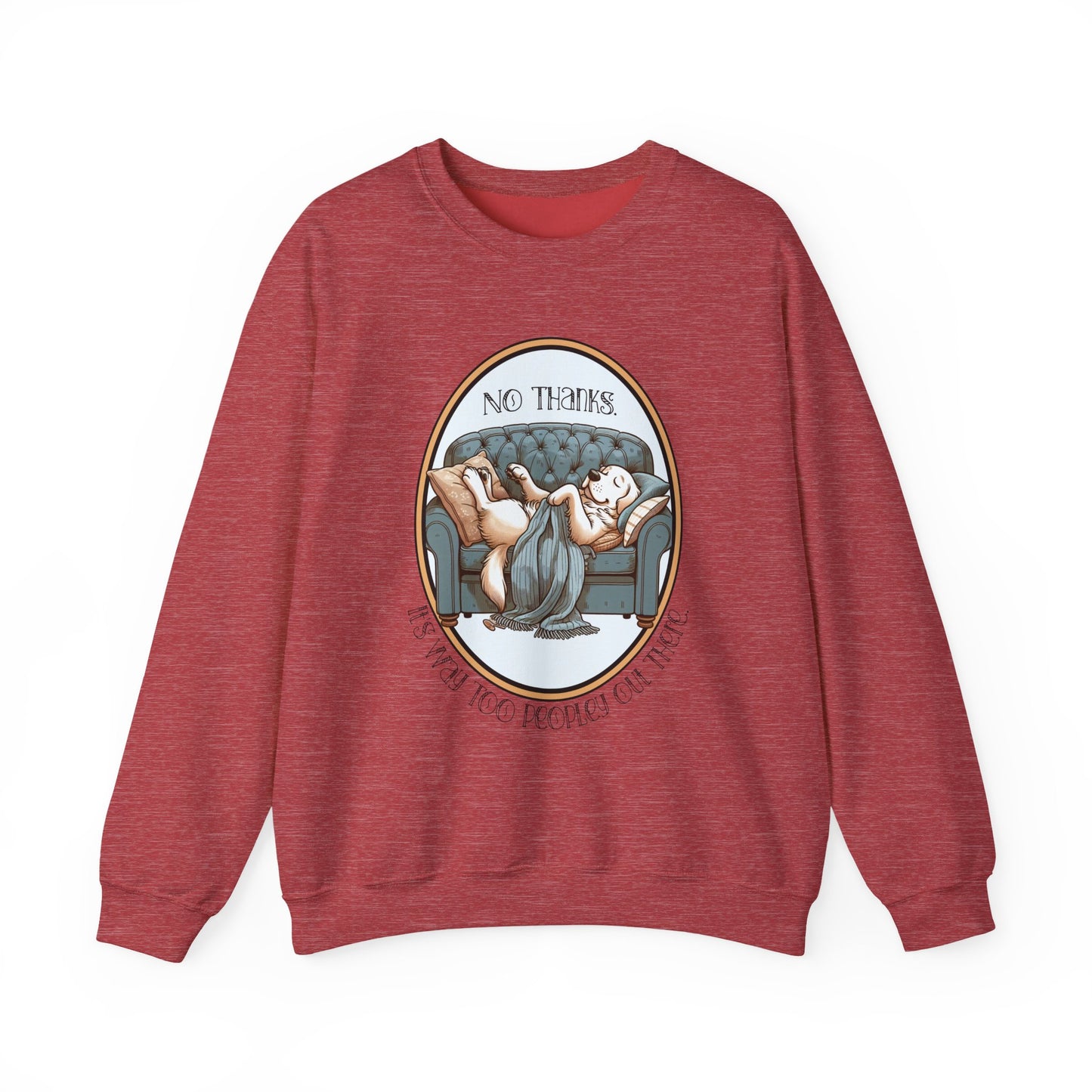 No Thanks Unisex Crewneck Sweatshirt