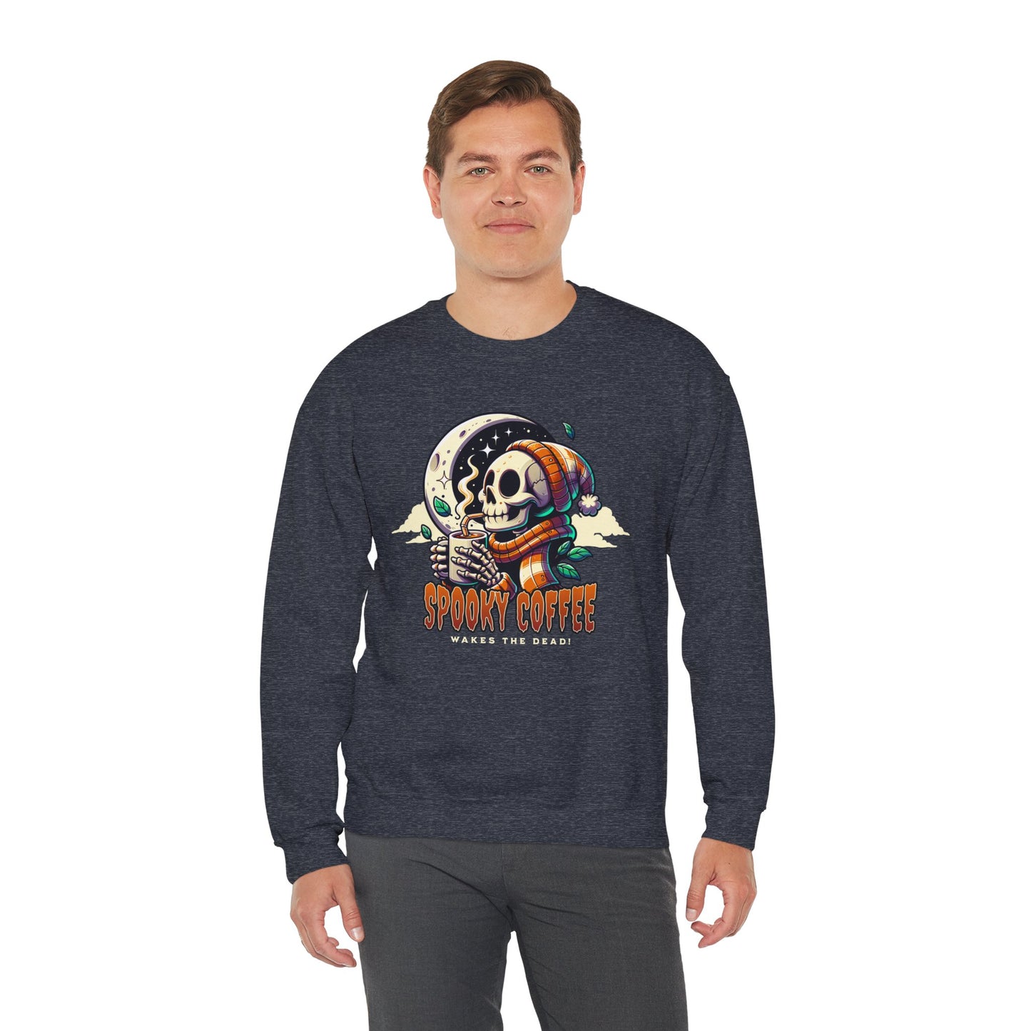 Spooky Coffee Crewneck Sweatshirt