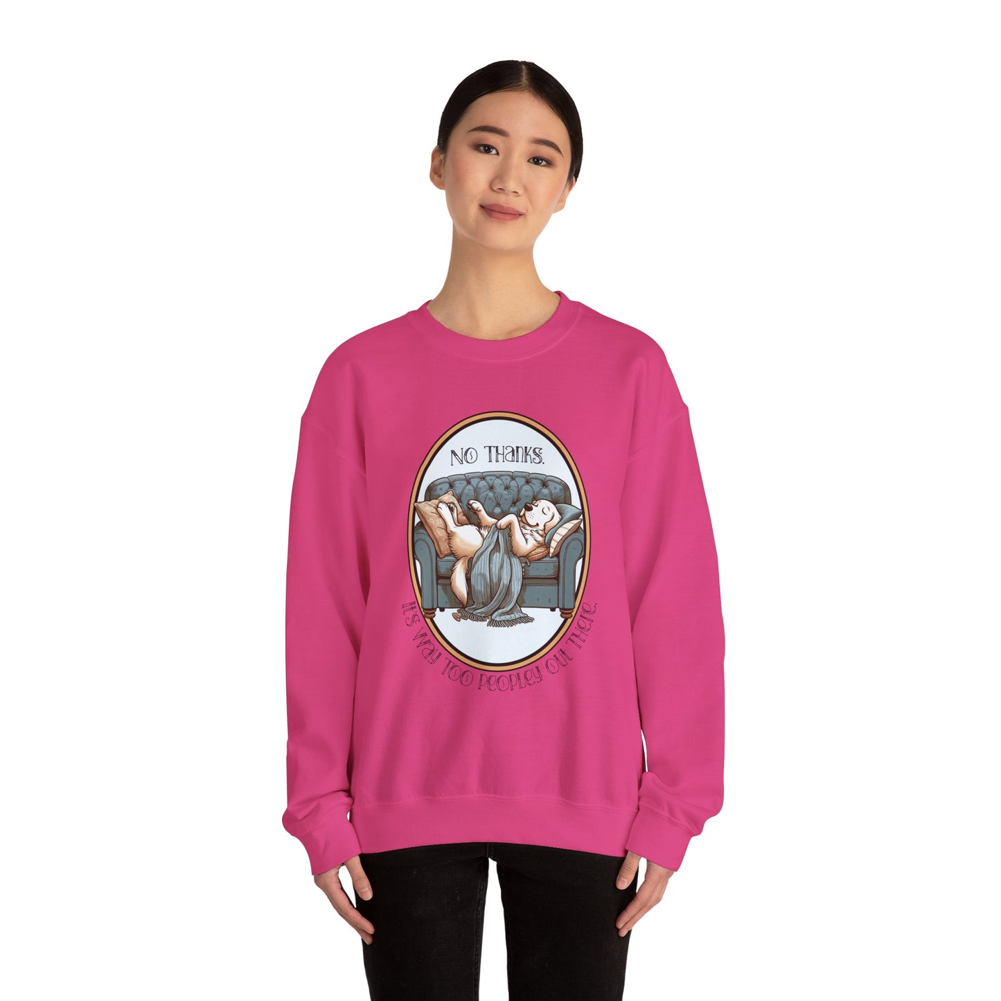 No Thanks Unisex Crewneck Sweatshirt