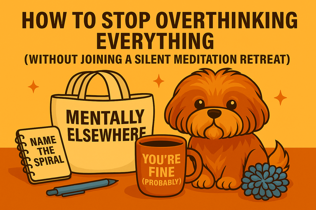 How to Stop Overthinking Everything (Without Joining a Silent Meditation Retreat)