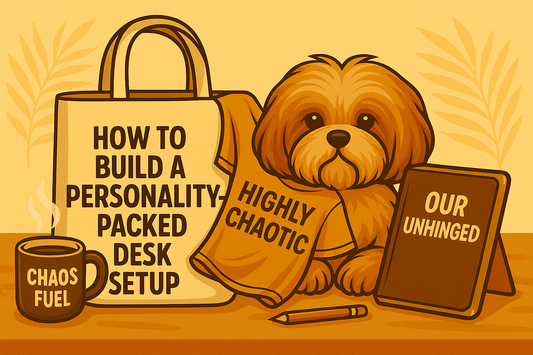 How to Build a Personality-Packed Desk Setup (With Journals, Tees, and Chaos)