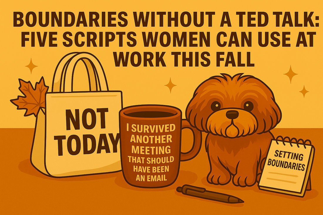 Boundaries Without a TED Talk: Five Scripts Women Can Use at Work This Fall
