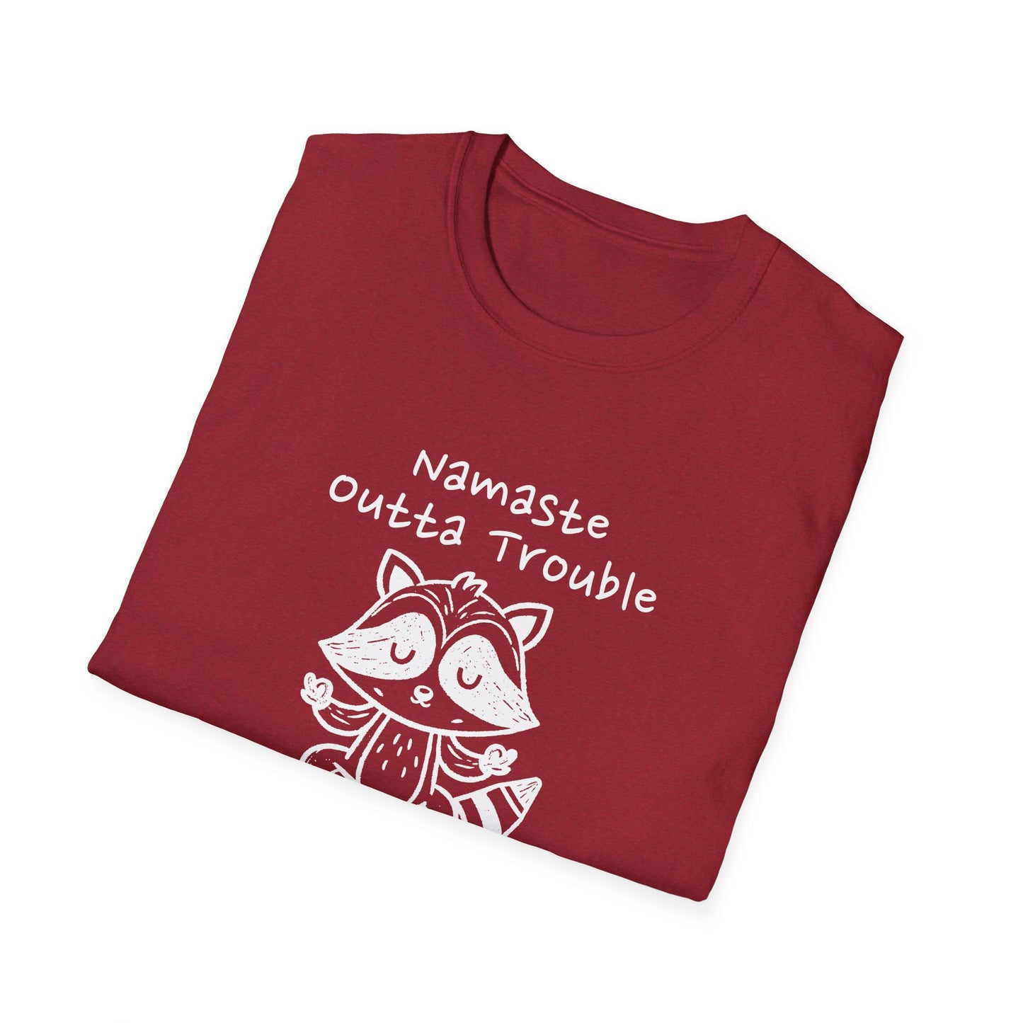 Namaste Outta Trouble Unisex Graphic T-Shirt