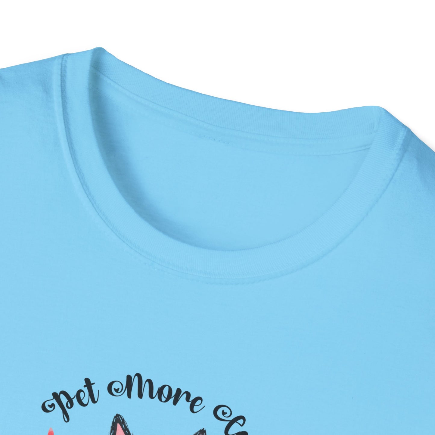 Pet More Cats Give Less F*cks Unisex T-Shirt