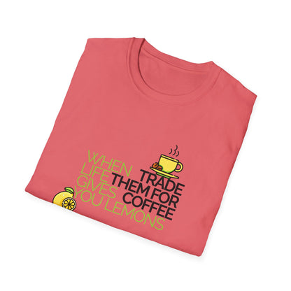 Trade Lemons for Coffee Unisex Graphic T-Shirt