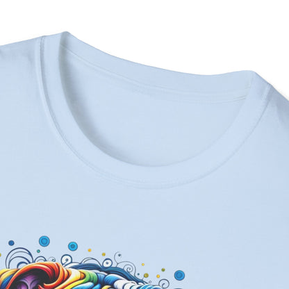 Colorful Bulldog Unisex Graphic Tee