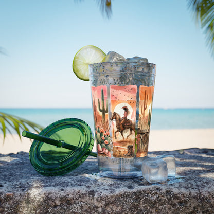 Not All Who Wander Are Lost 16oz Insulated Tumbler with Straw